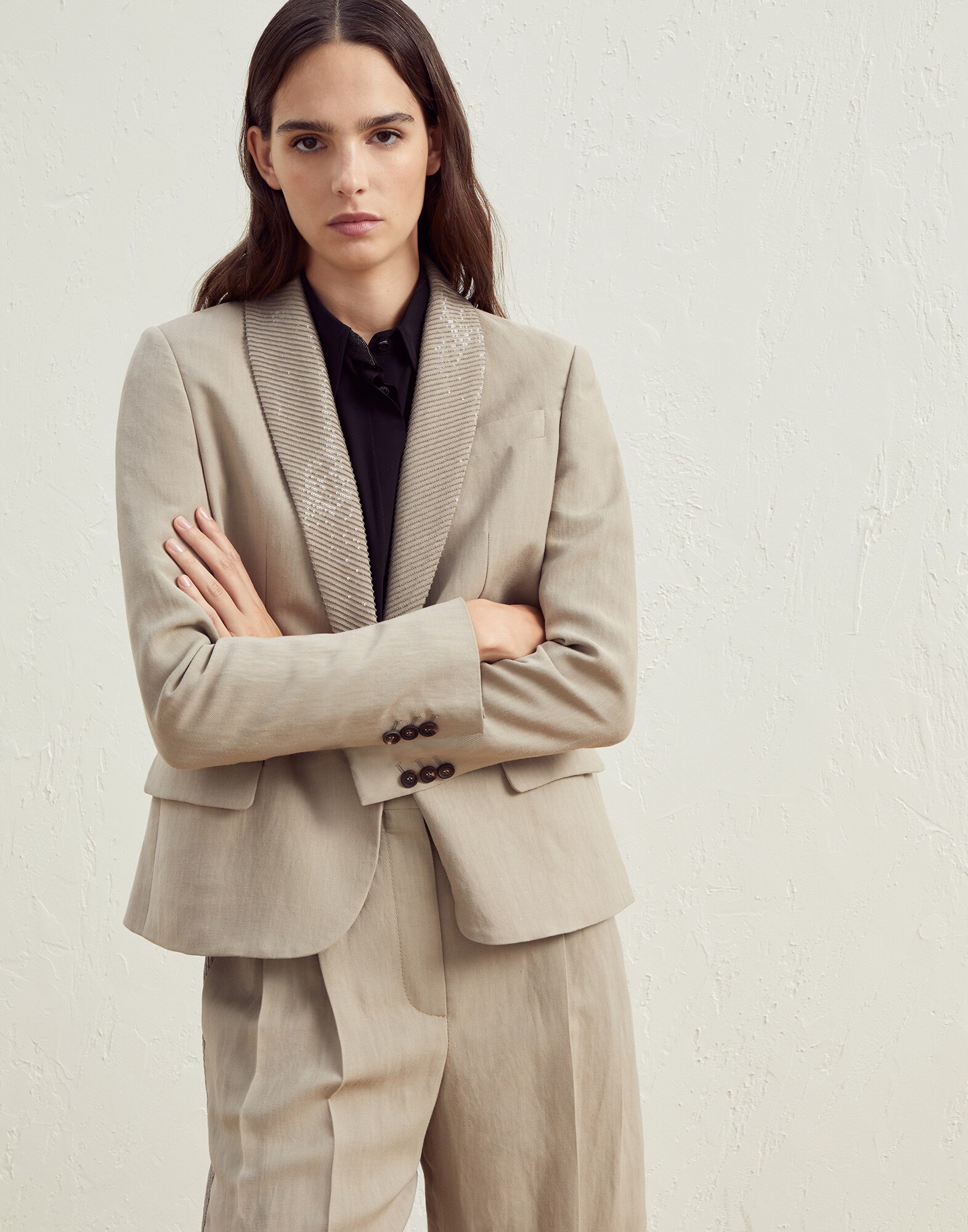 Chaqueta de sarga