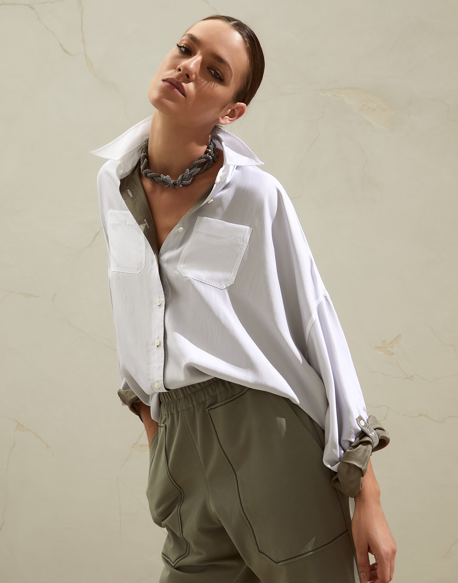 Silk Shirt - Editorial