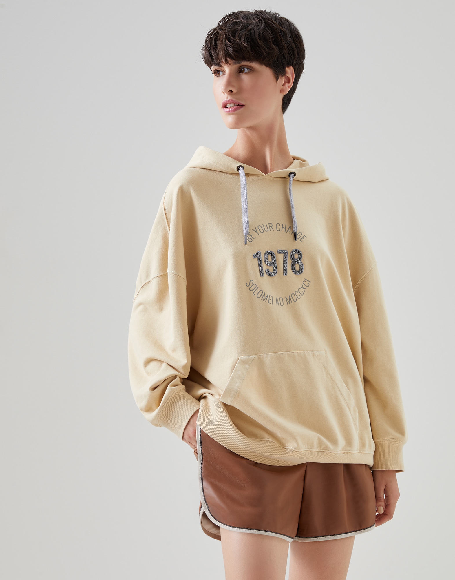 cotton french terry sweatshirt