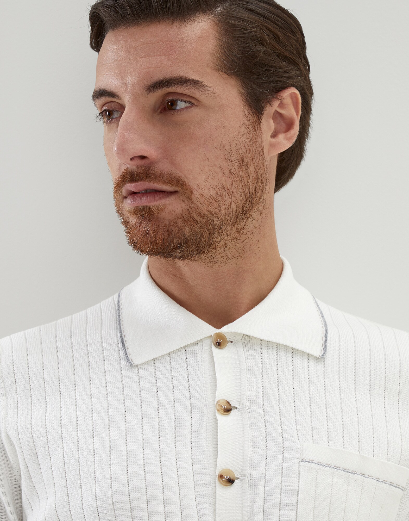 Polo-Style Sweater - Detail view