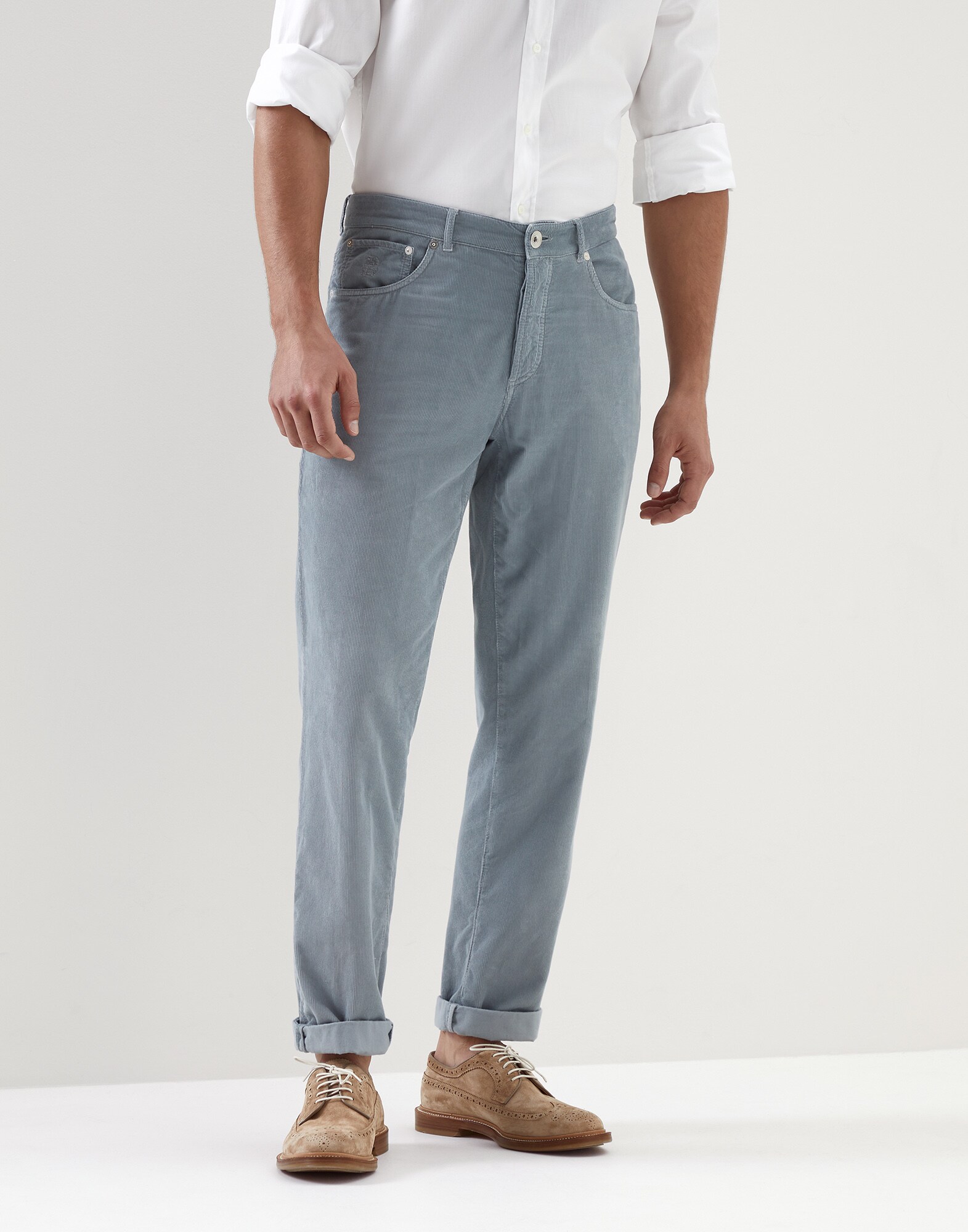 Pantalon en velours Azur Homme - Brunello Cucinelli