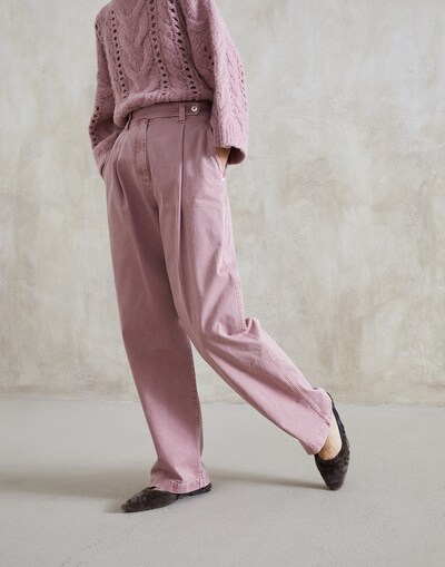 Slouchy trousers Pink Woman -
                        Brunello Cucinelli
                    