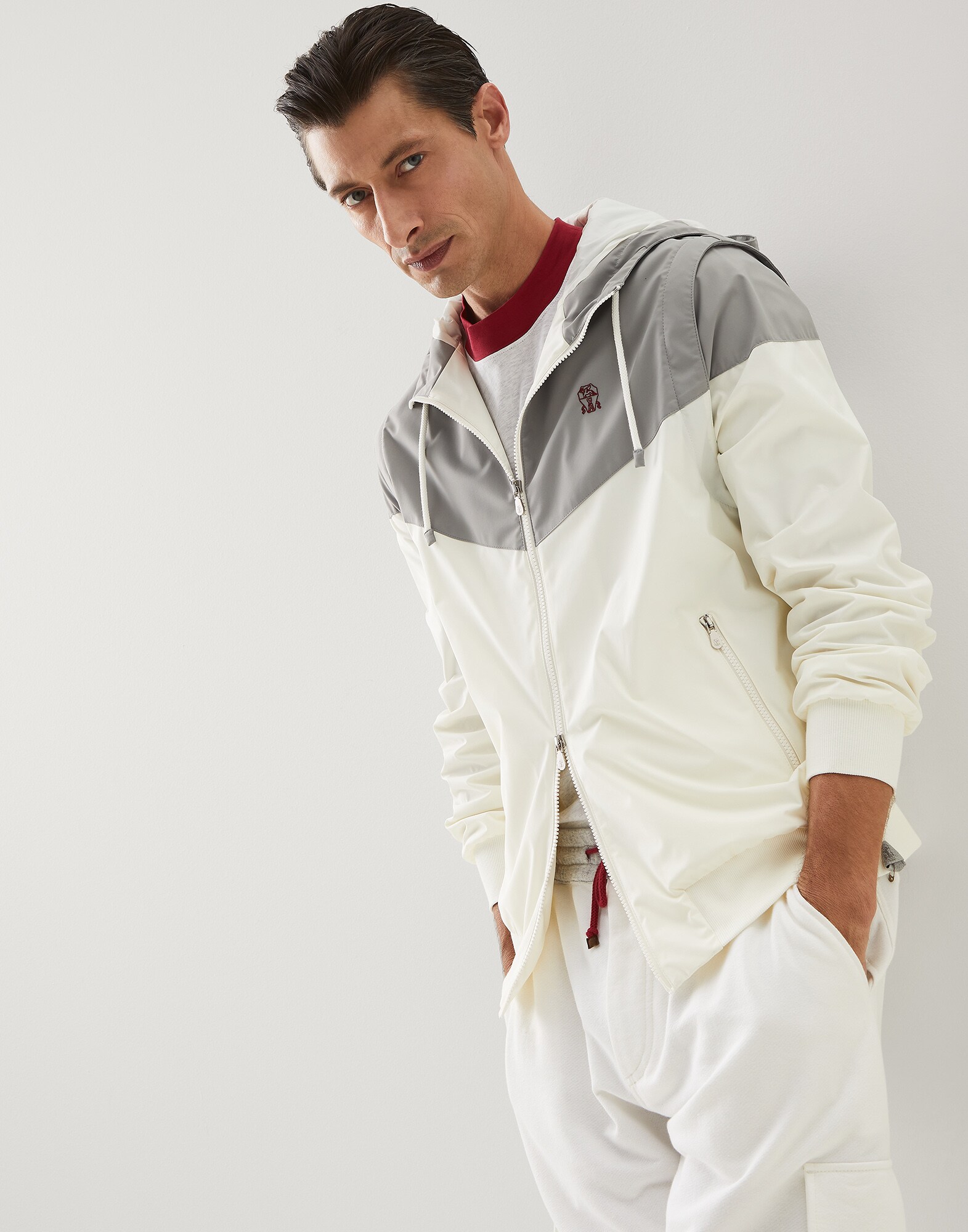 Giubbino in nylon Panama Uomo - Brunello Cucinelli