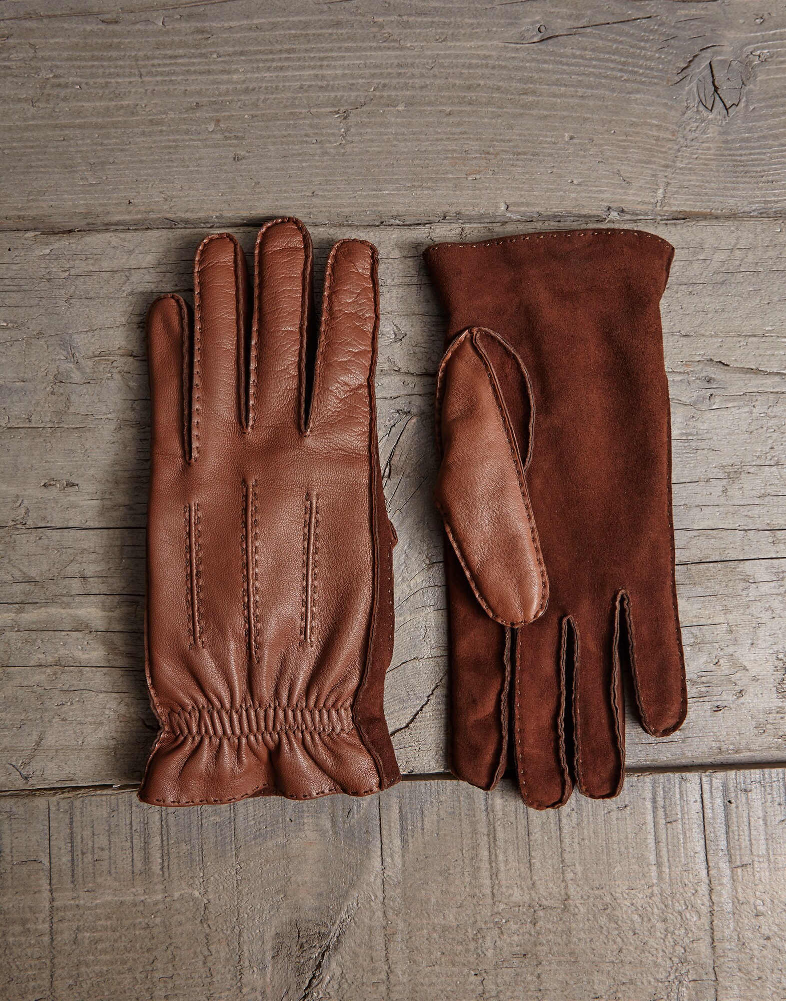 Gloves Brown Man 0 - Brunello Cucinelli