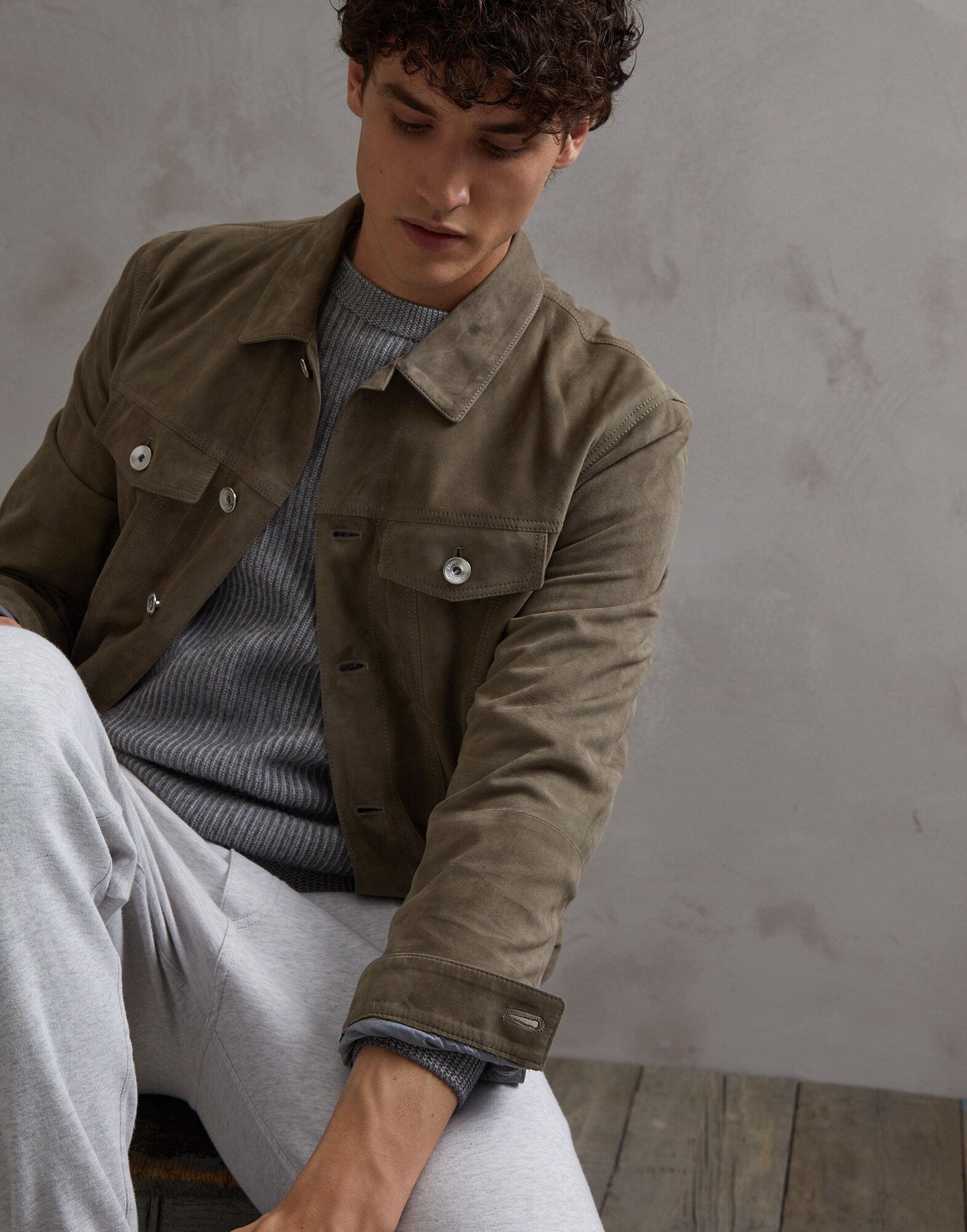 Leather Military Man 4 - Brunello Cucinelli