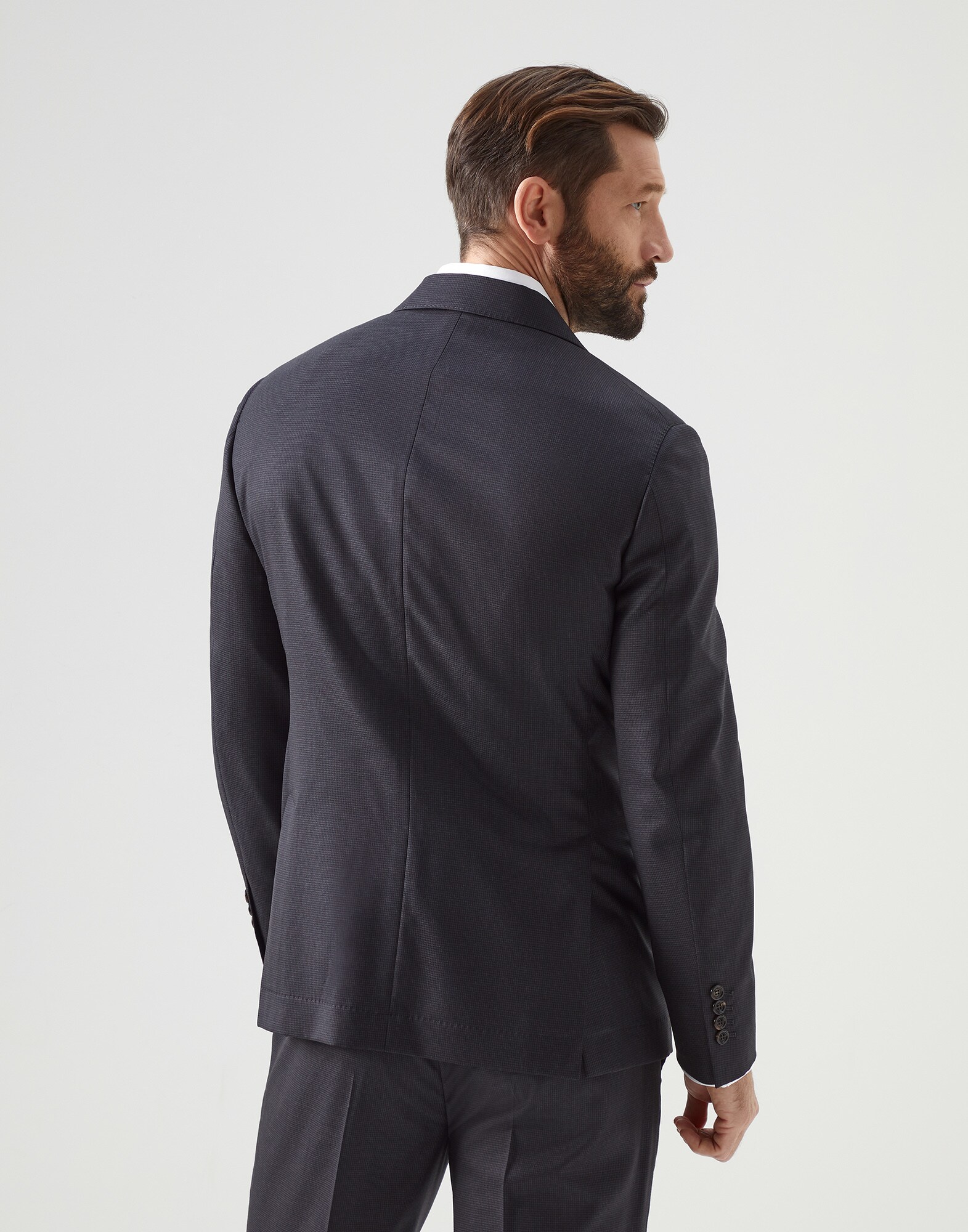 Einreihiger Blazer - Rückansicht