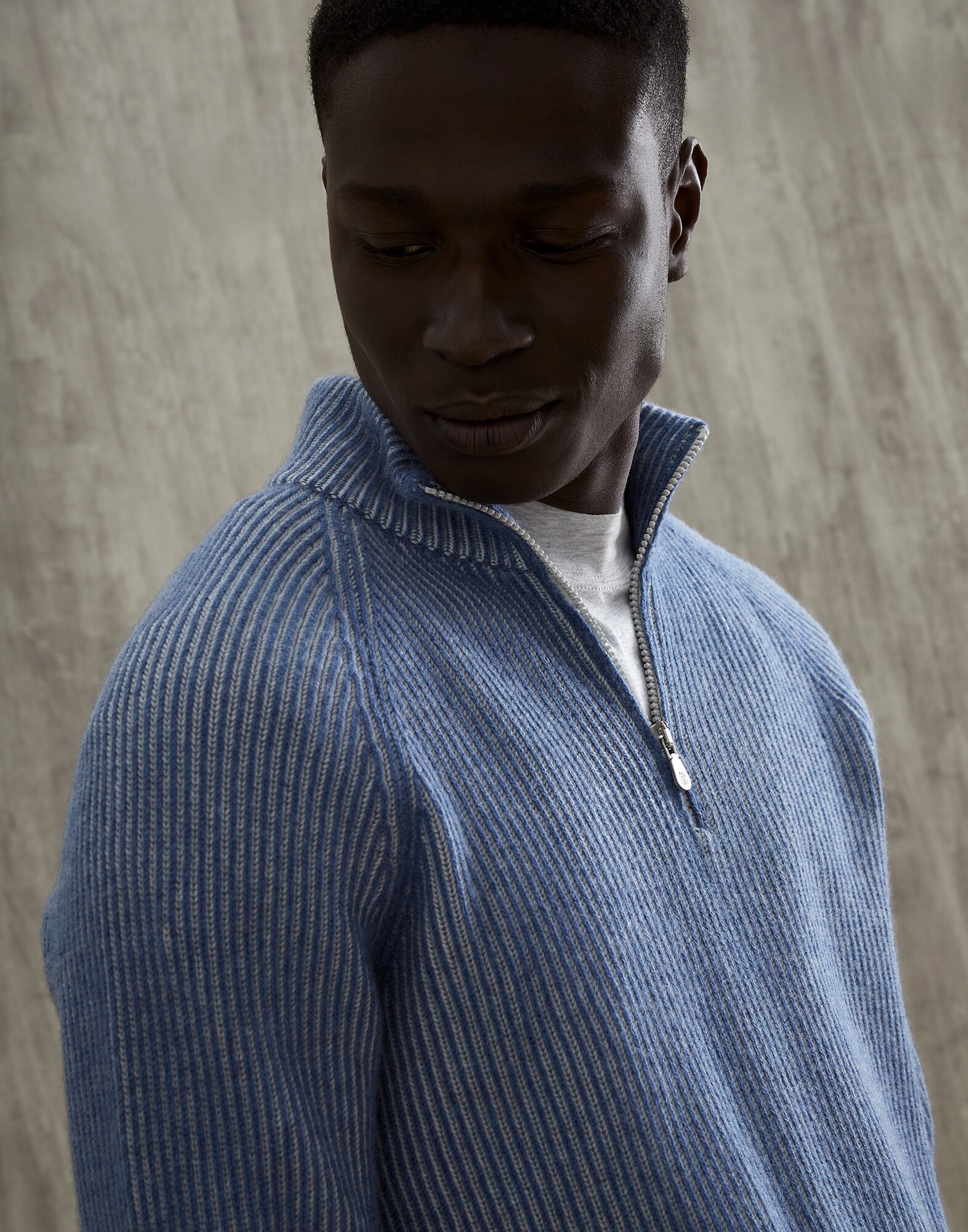 Zip Neck Sweater - Detail view