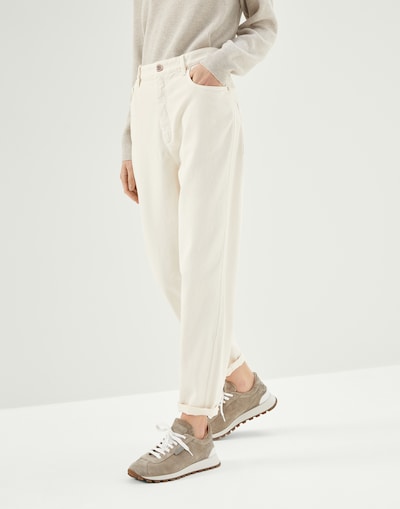 Dyed denim trousers Soy Woman -
                        Brunello Cucinelli
                    