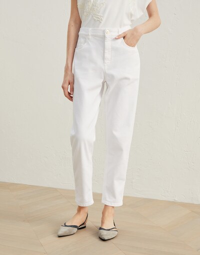 Baggy trousers White Woman -
                        Brunello Cucinelli
                    