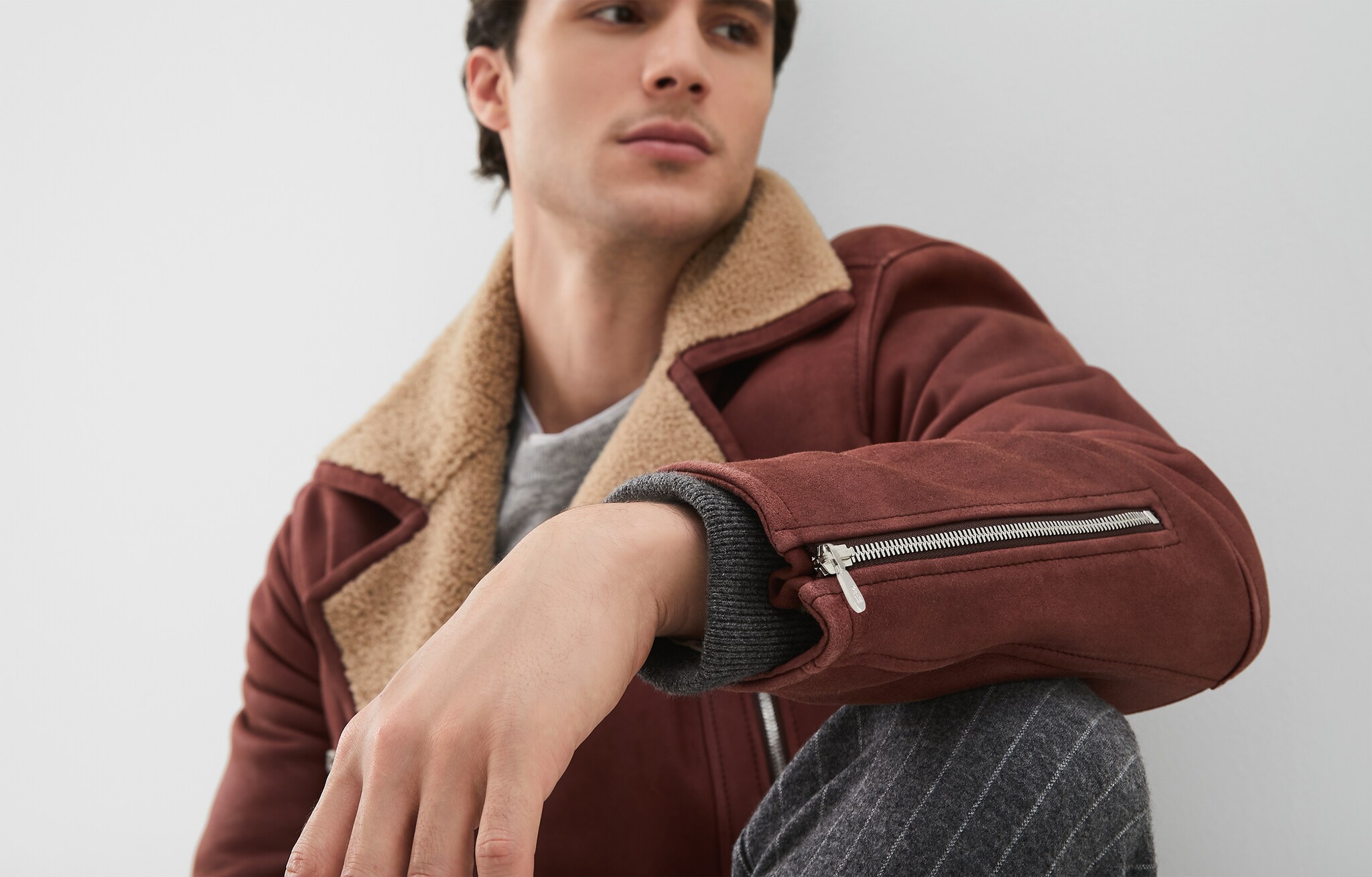 Изделие из кожи Красный Амарант Мужчина 5 - Brunello Cucinelli