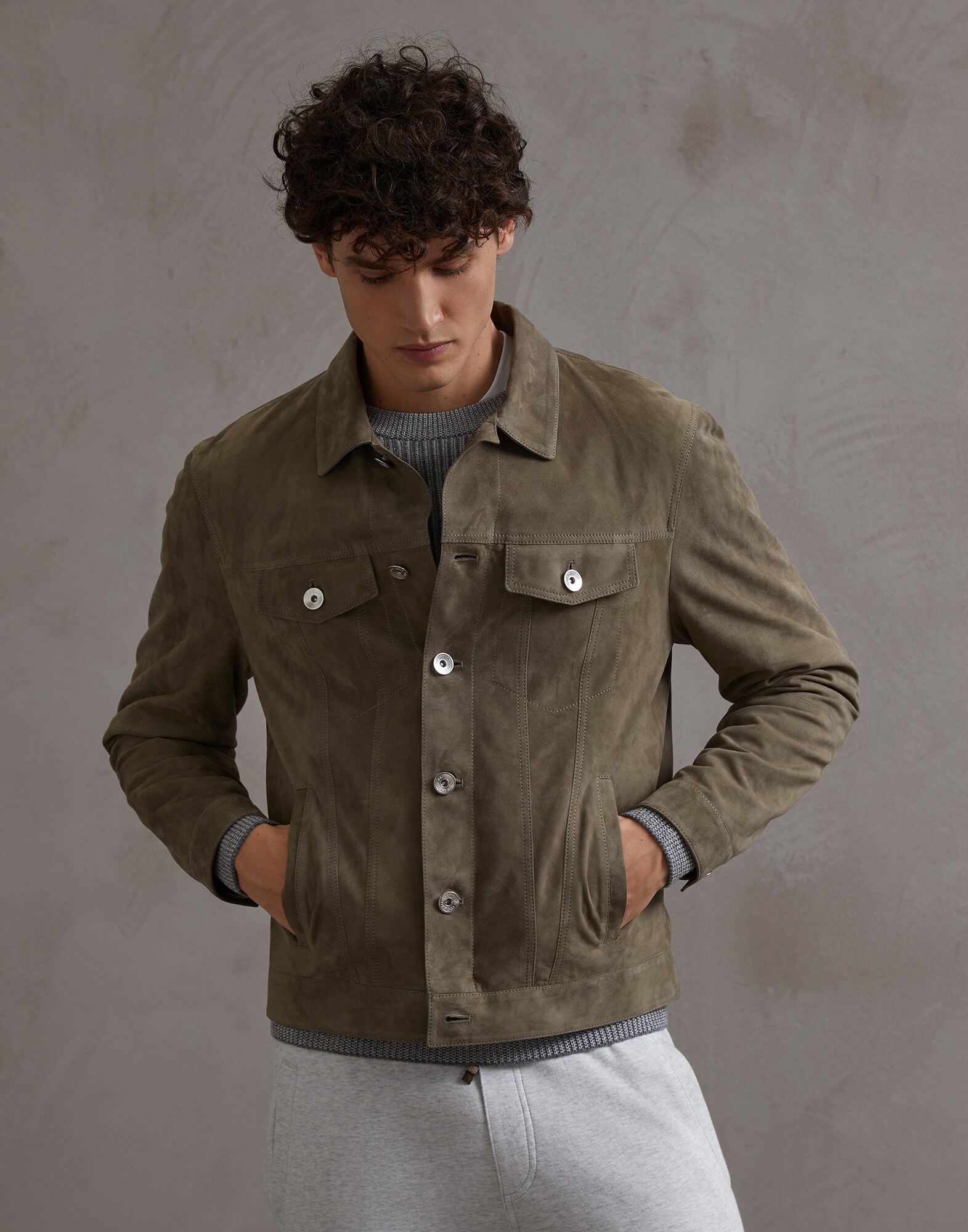 Leather Military Man 1 - Brunello Cucinelli