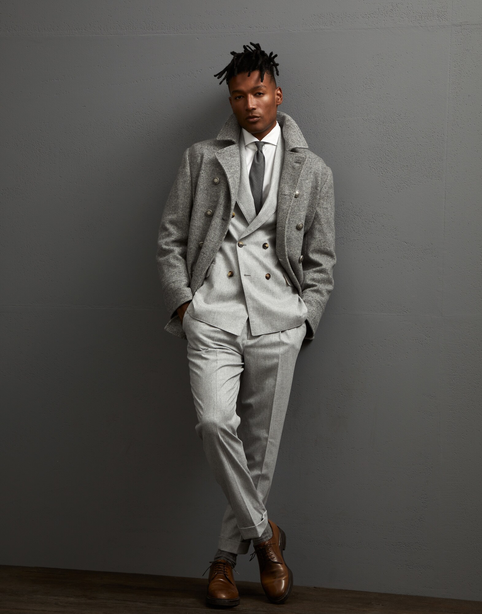 Veste Demi-Croisée - Vue tenue complète