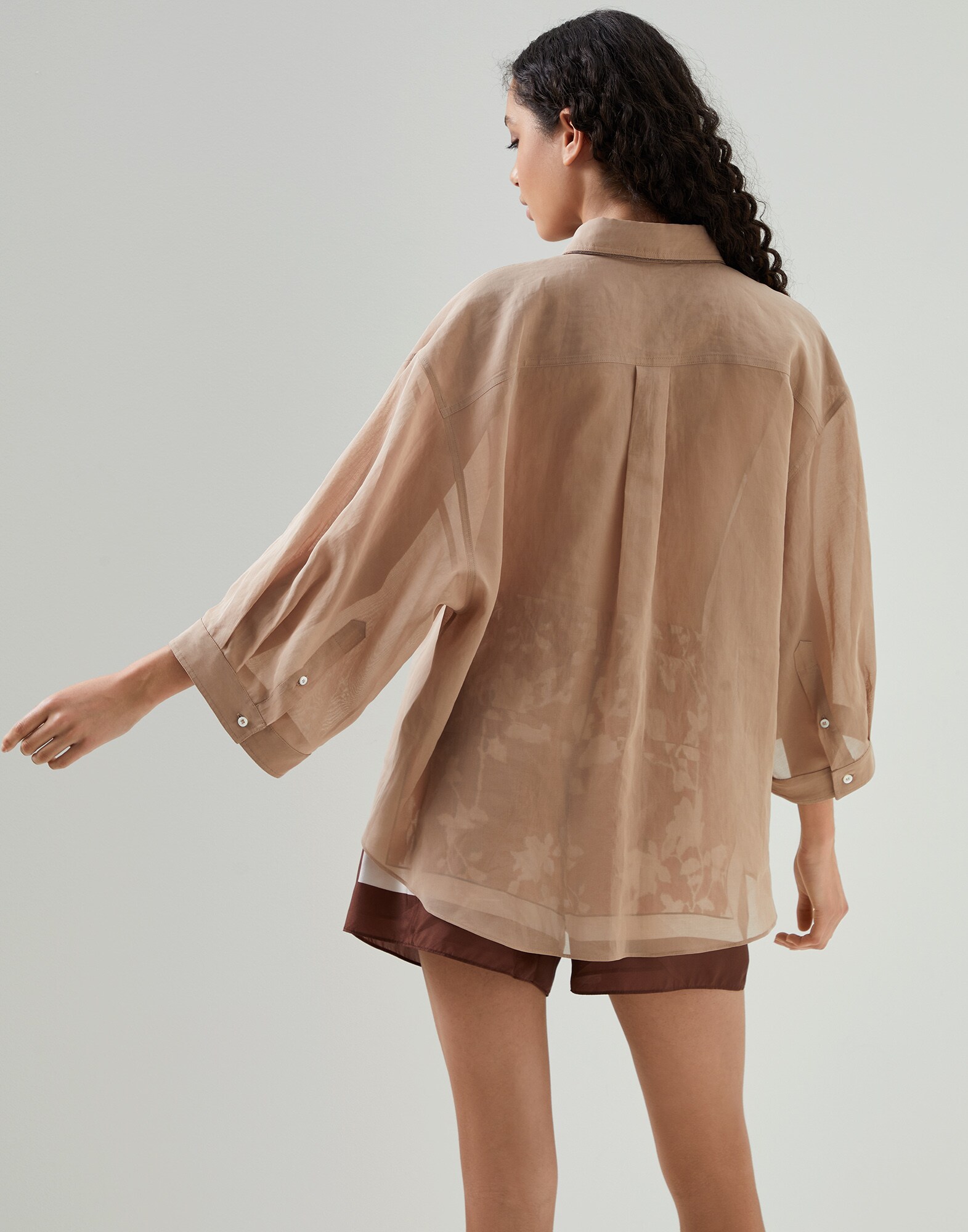 Silk Shirt - Back view
