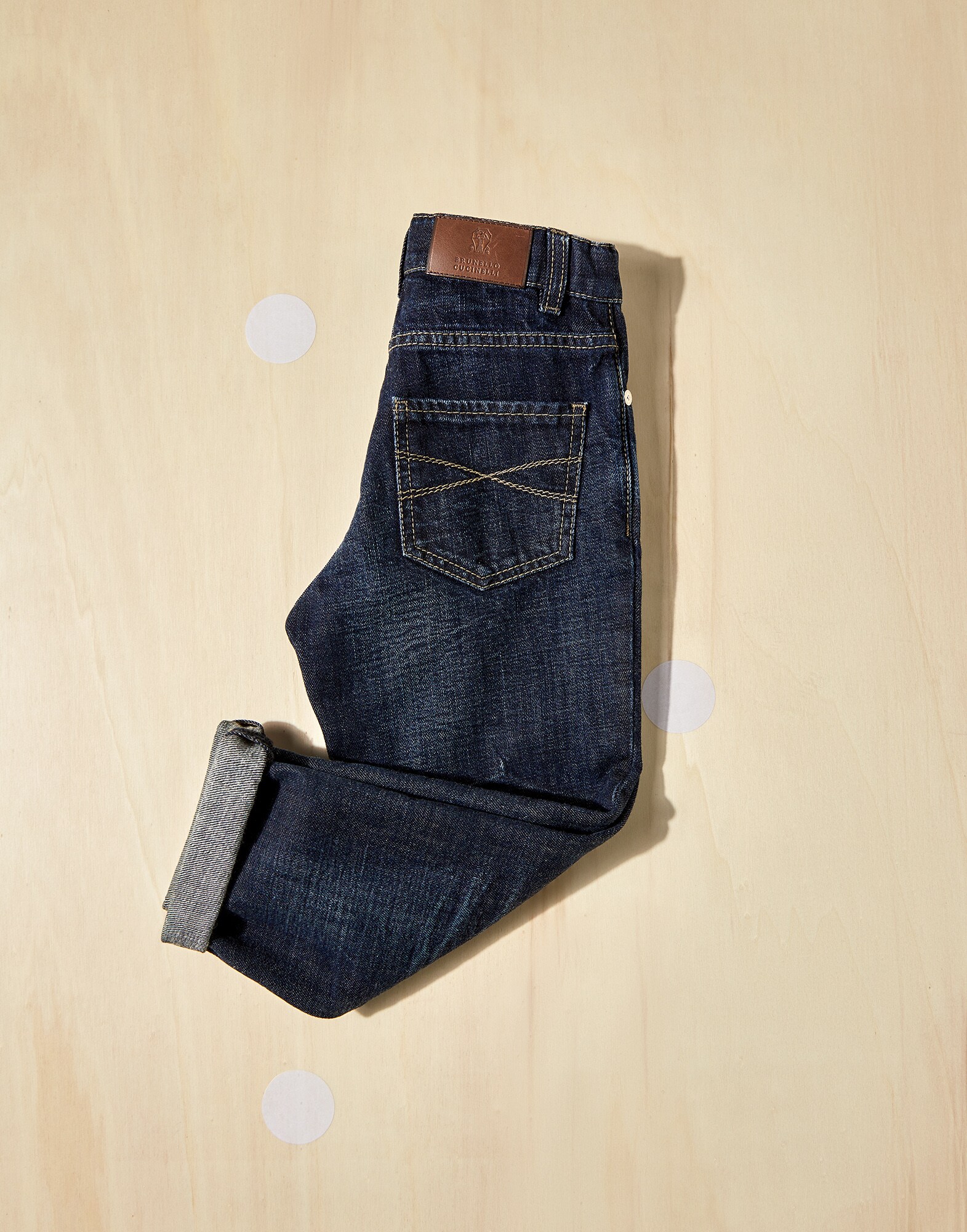 Denim Pants - Back view