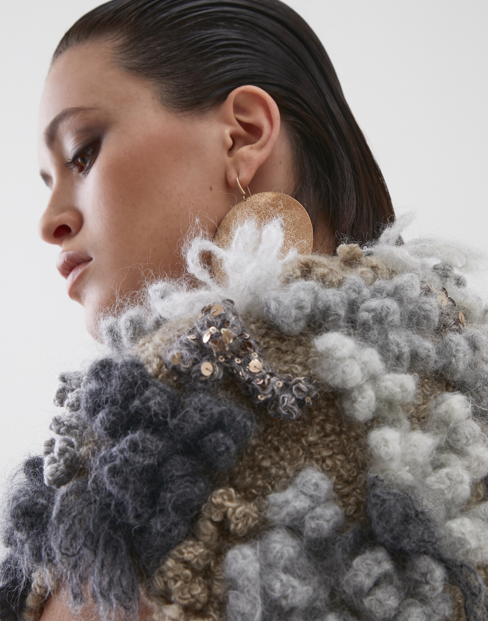High Neck Sweater - Detail view