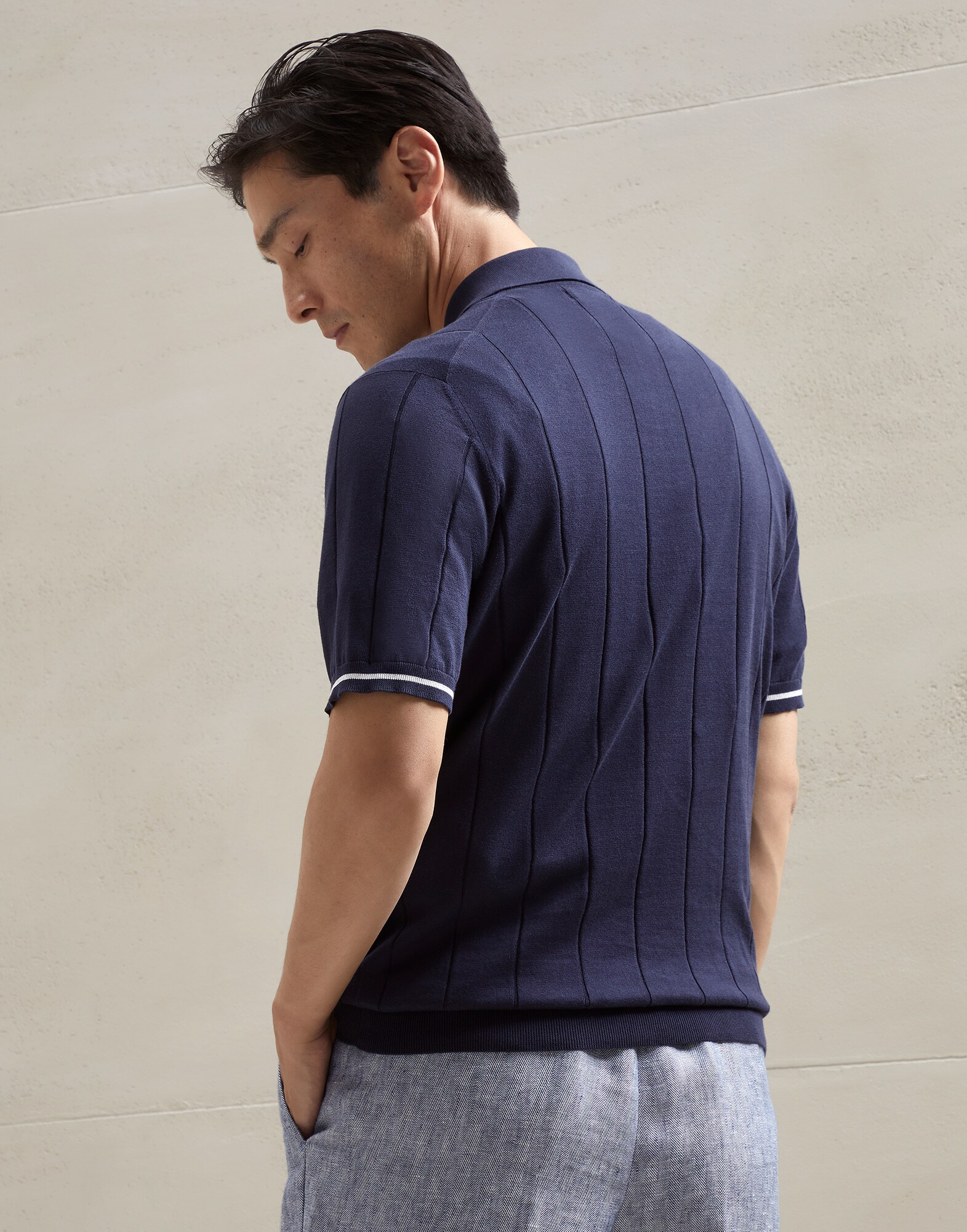 Pull Style Polo - Vue arrière
