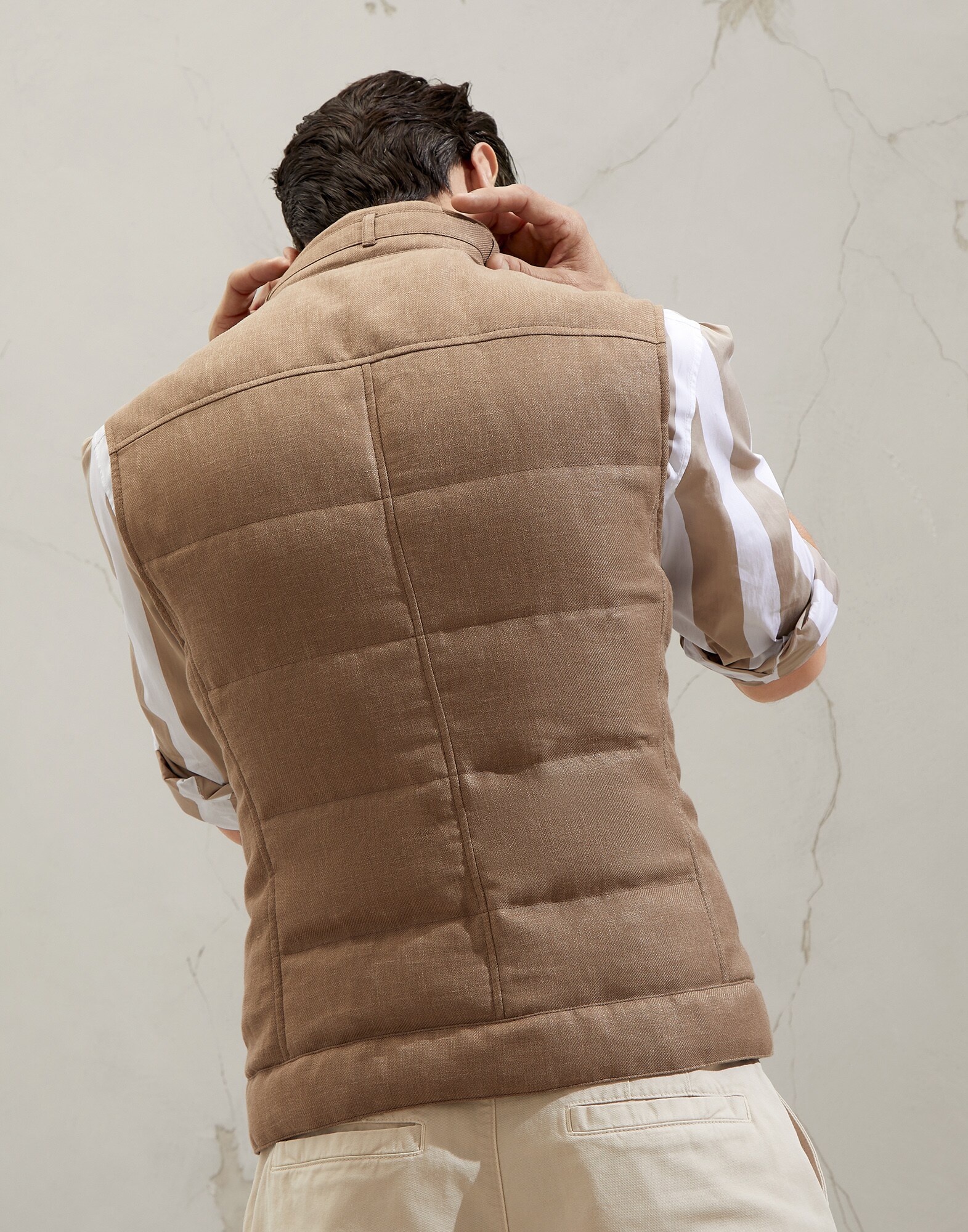Down Sleeveless Jacket - Back