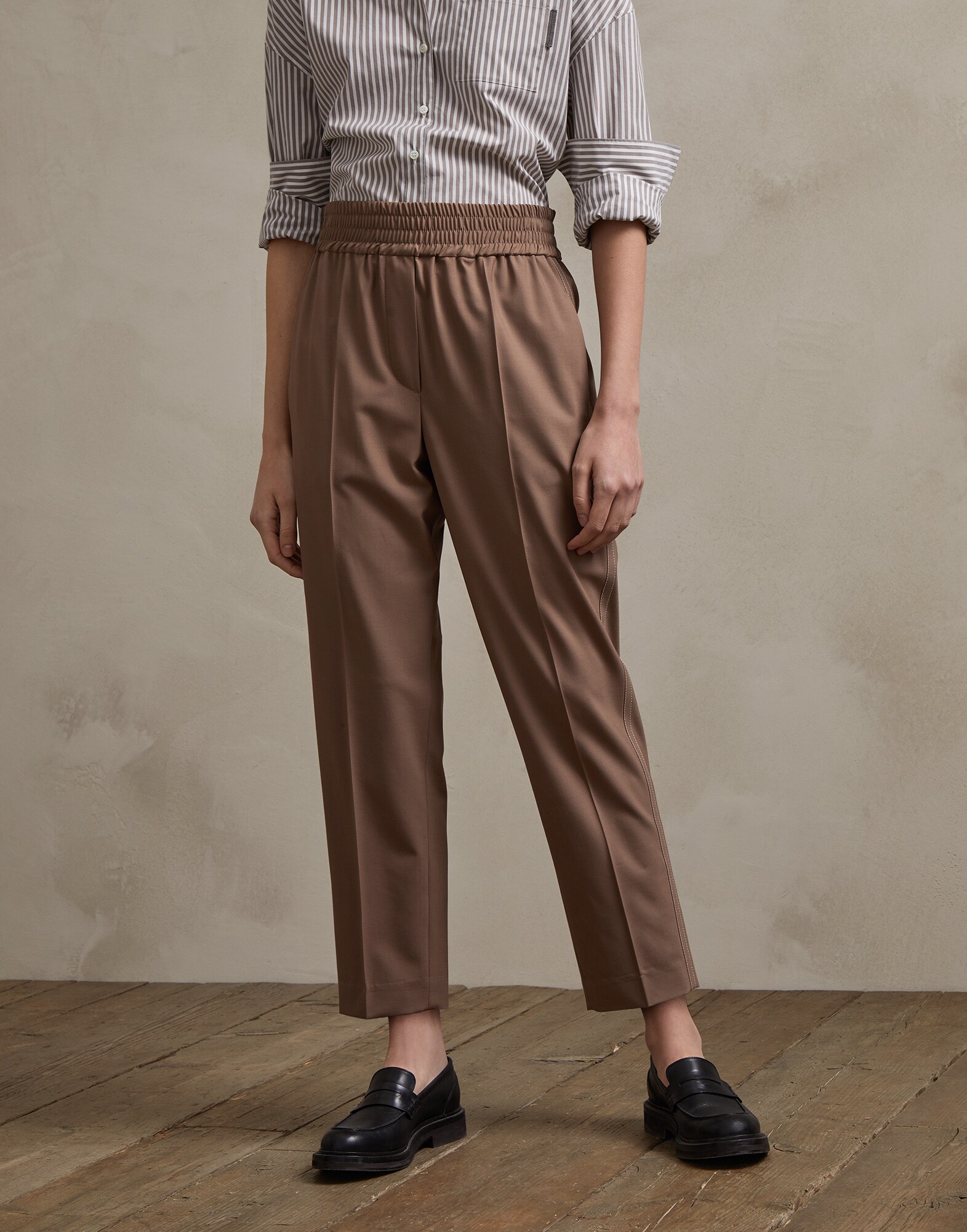 Pantalons Sable Femme 0 - Brunello Cucinelli