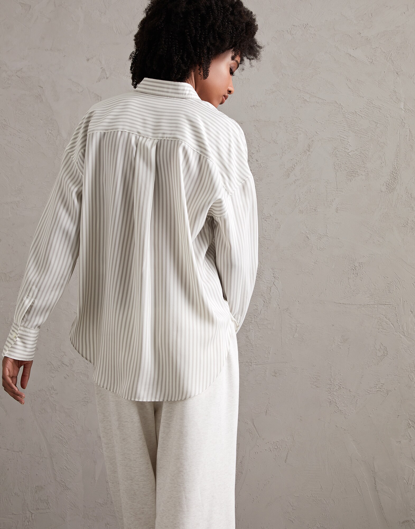 Silk Shirt - Back view