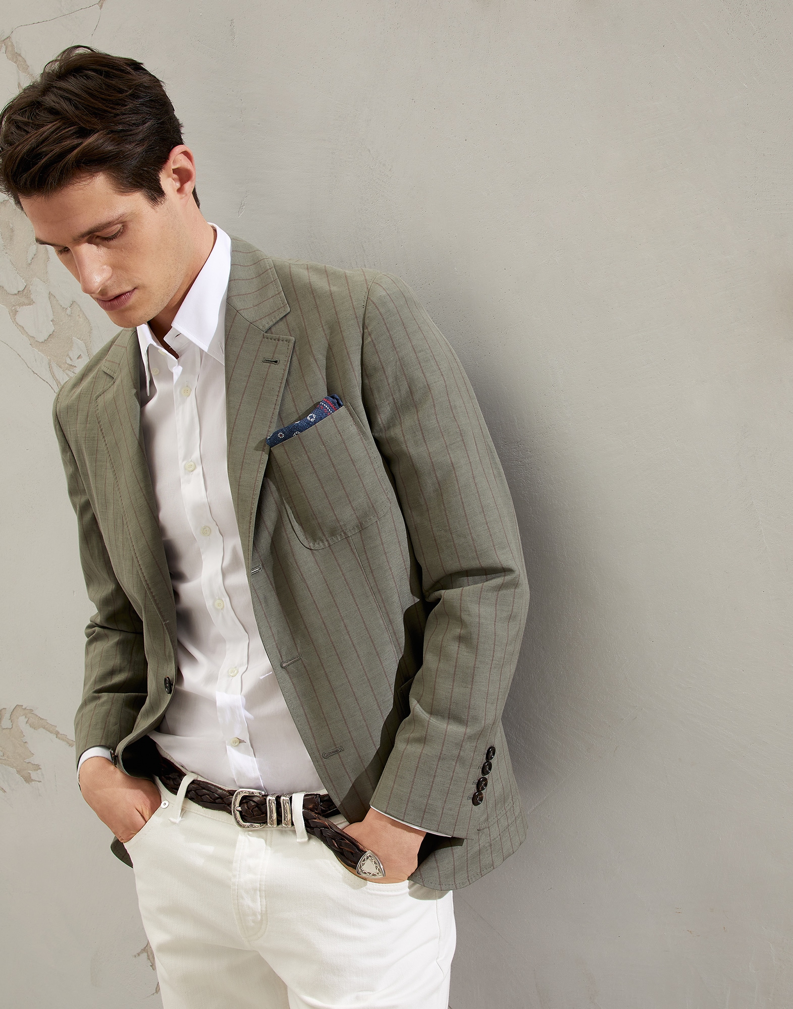 Chaqueta de Botonadura Simple - Vista editorial
