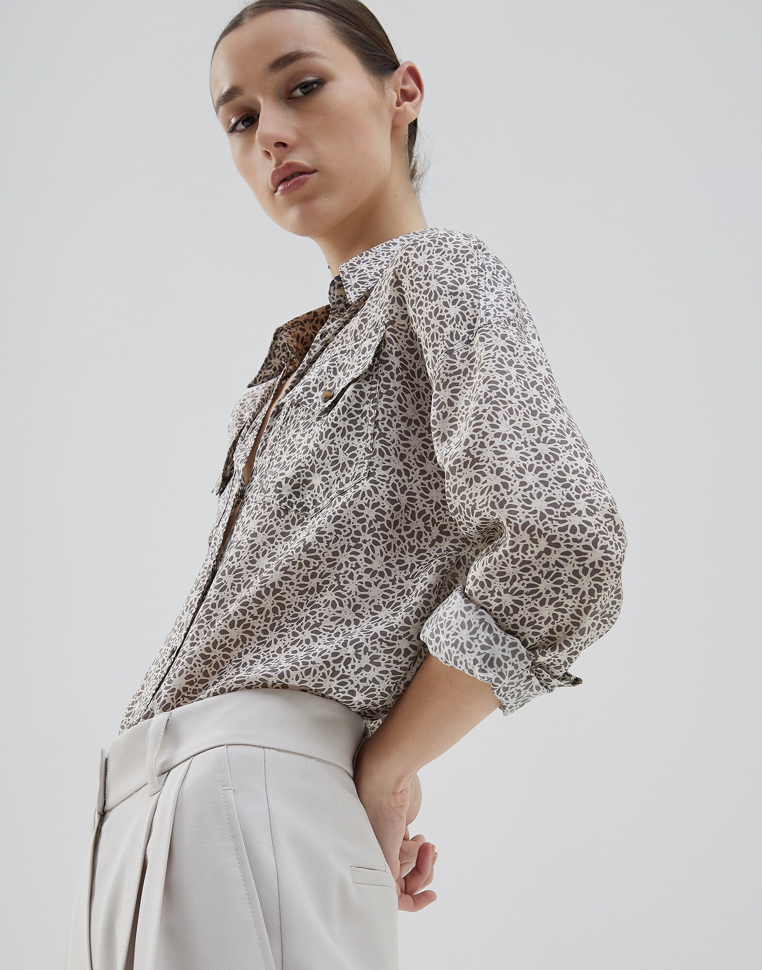 Silk Shirt - Editorial
