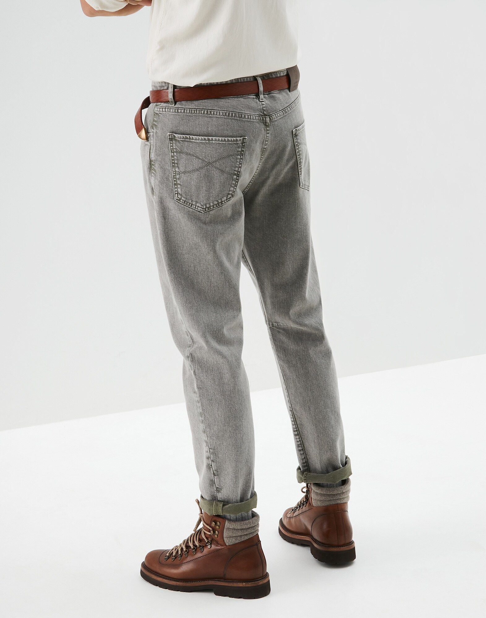 Denim Trousers Military Man 1 - Brunello Cucinelli