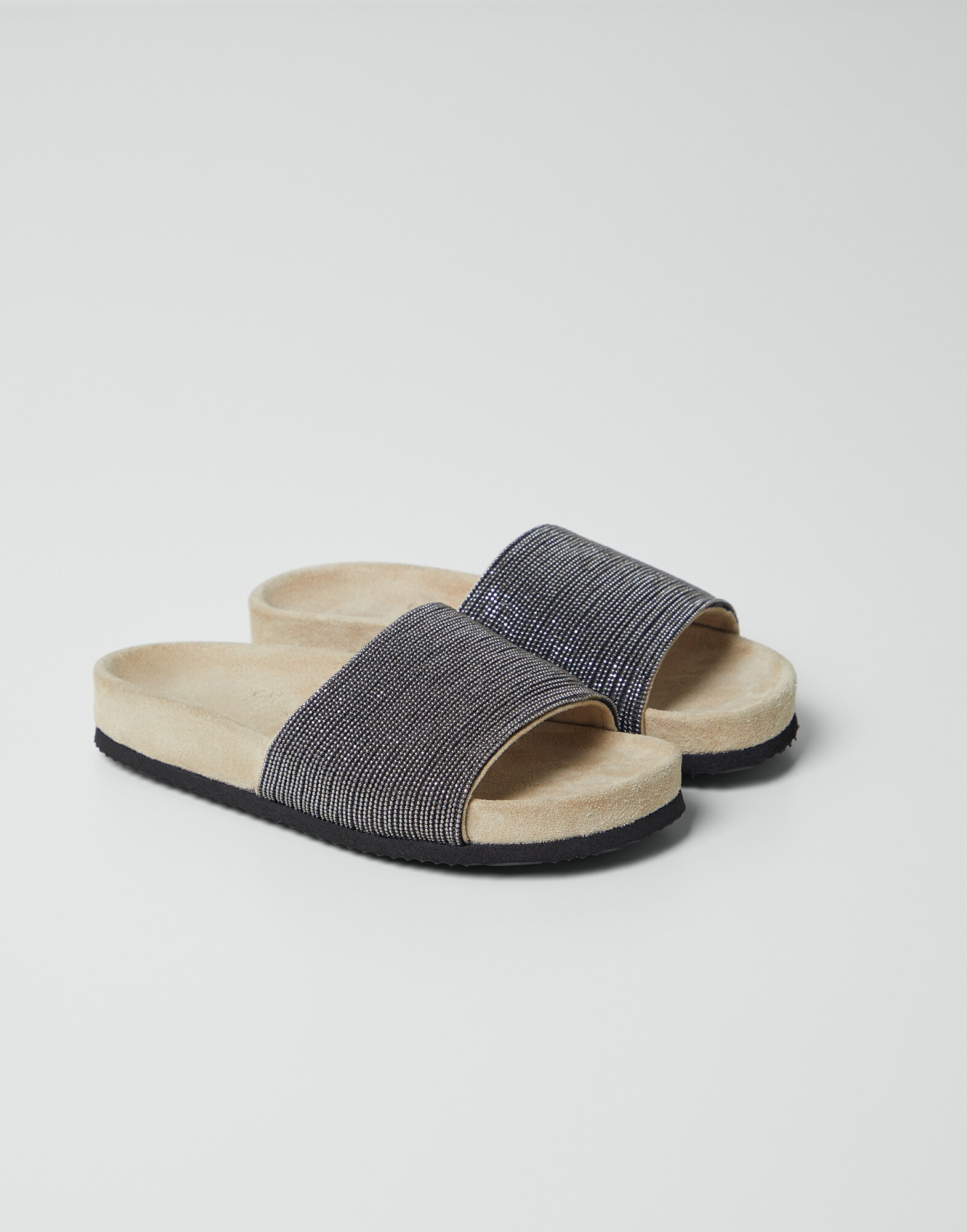 Sandalias slide con Monile