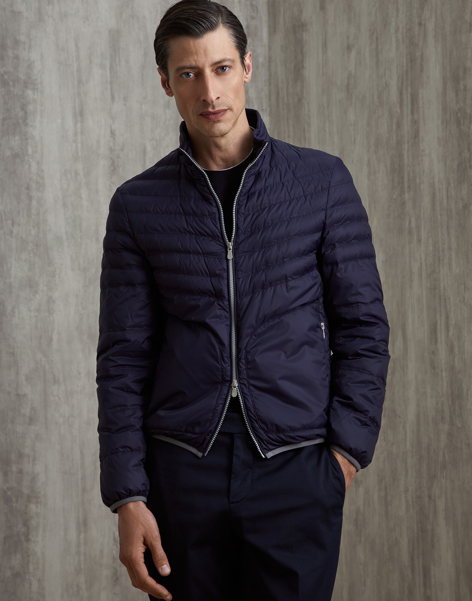 Doudoune en nylon Cobalt Homme - Brunello Cucinelli