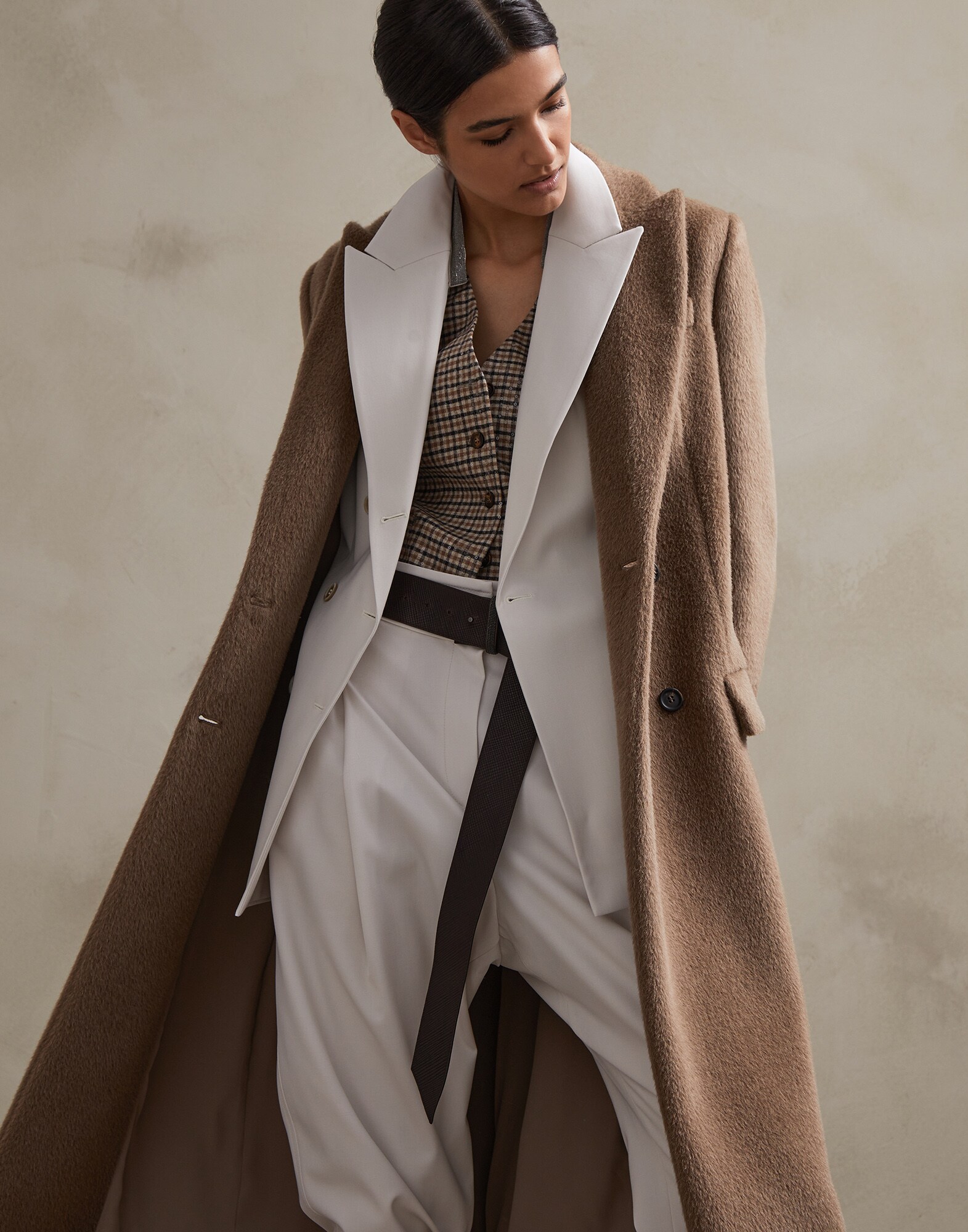 Coat Brown Woman 0 - Brunello Cucinelli