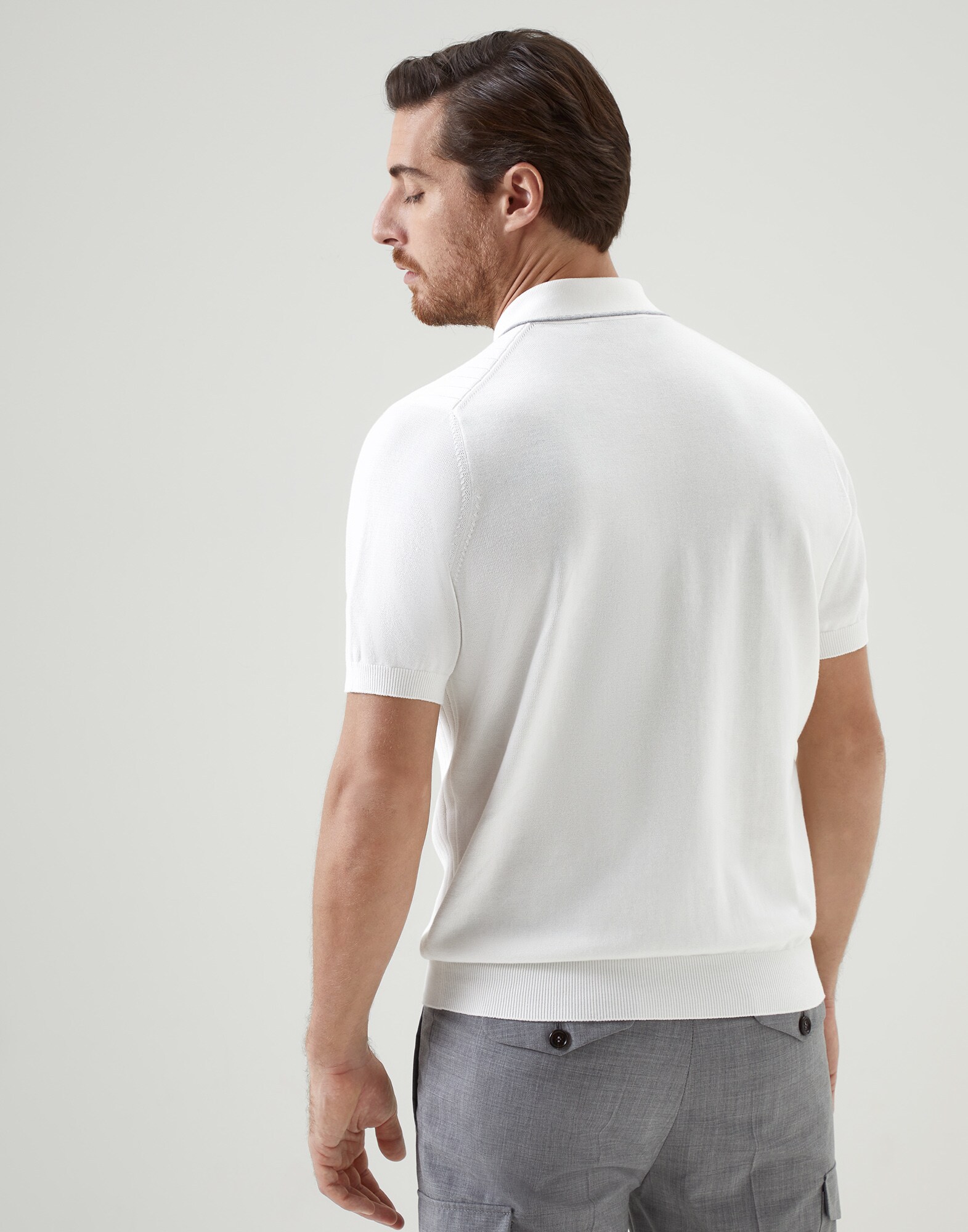 Polo-Style Sweater - Back view