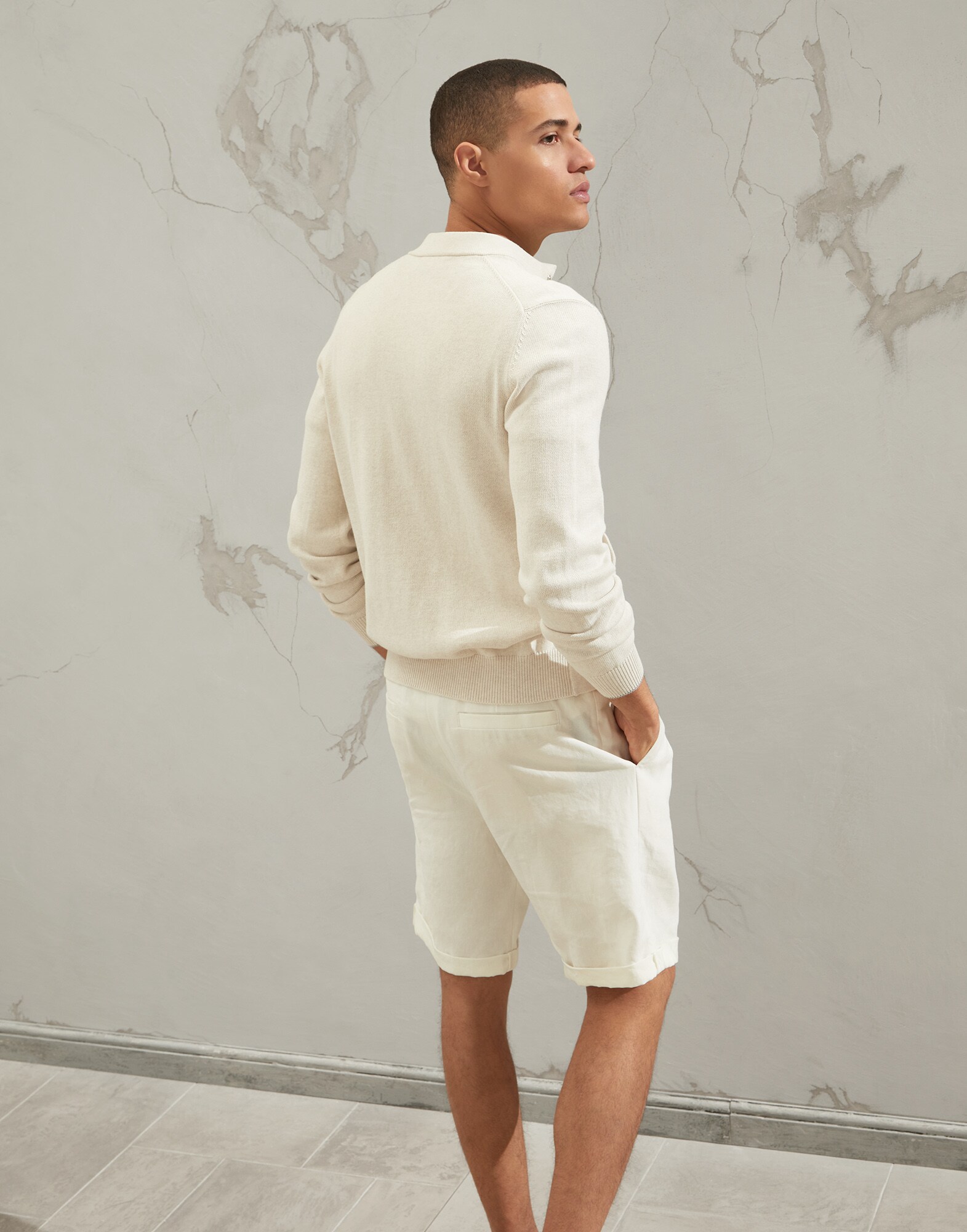 Zip-front Cardigan - Back