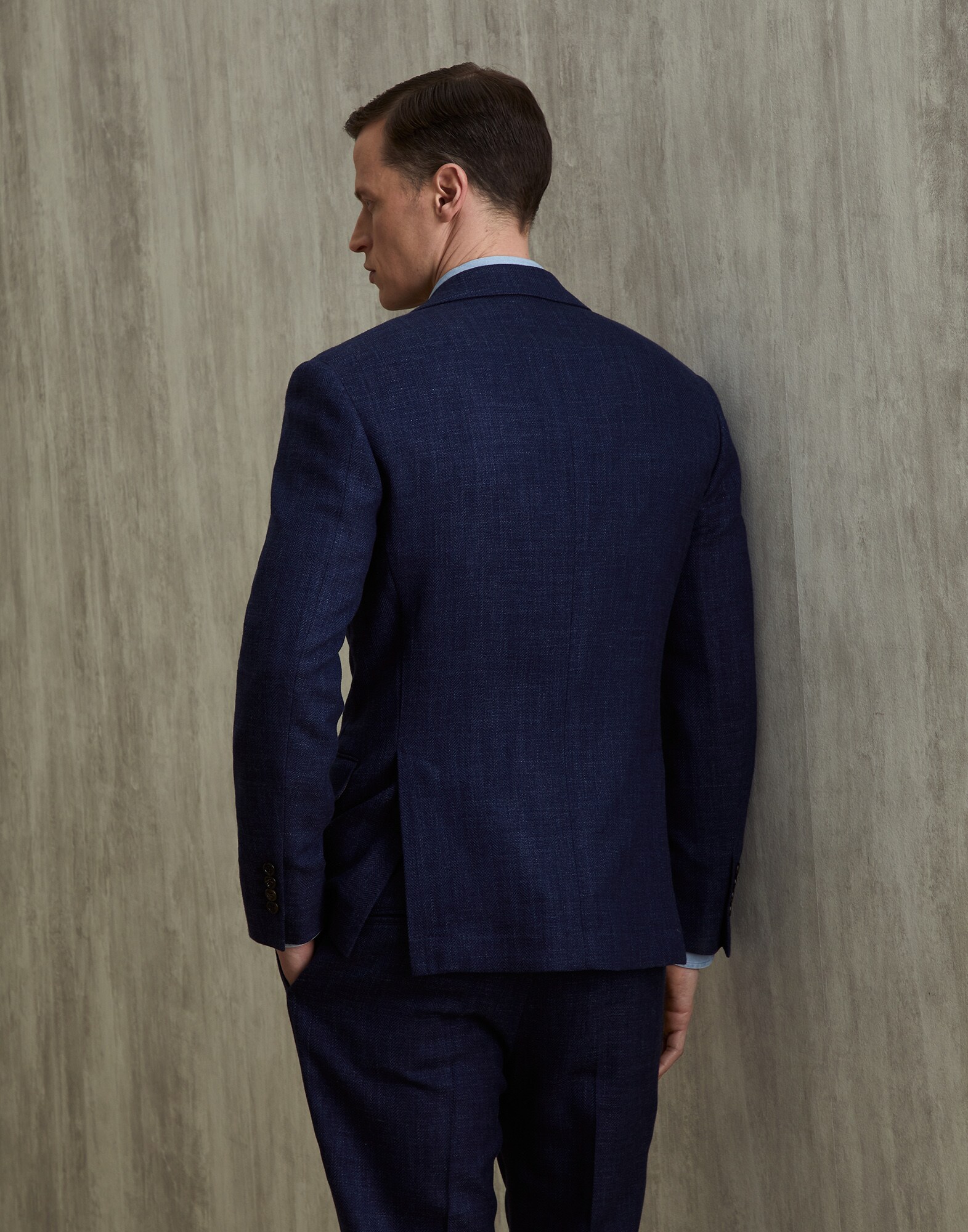 Single Breasted Blazer - Back view