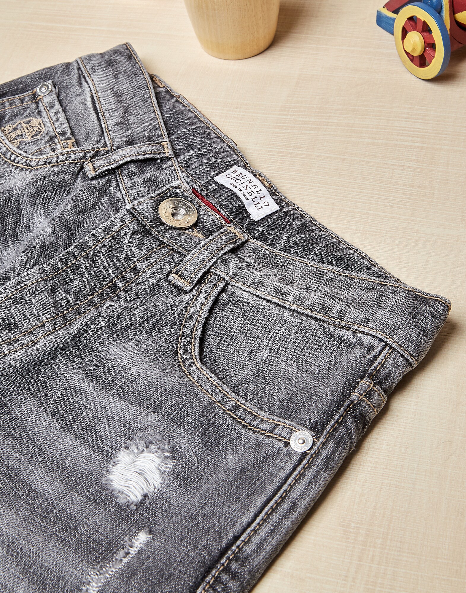 Pantalon en Denim - Detail