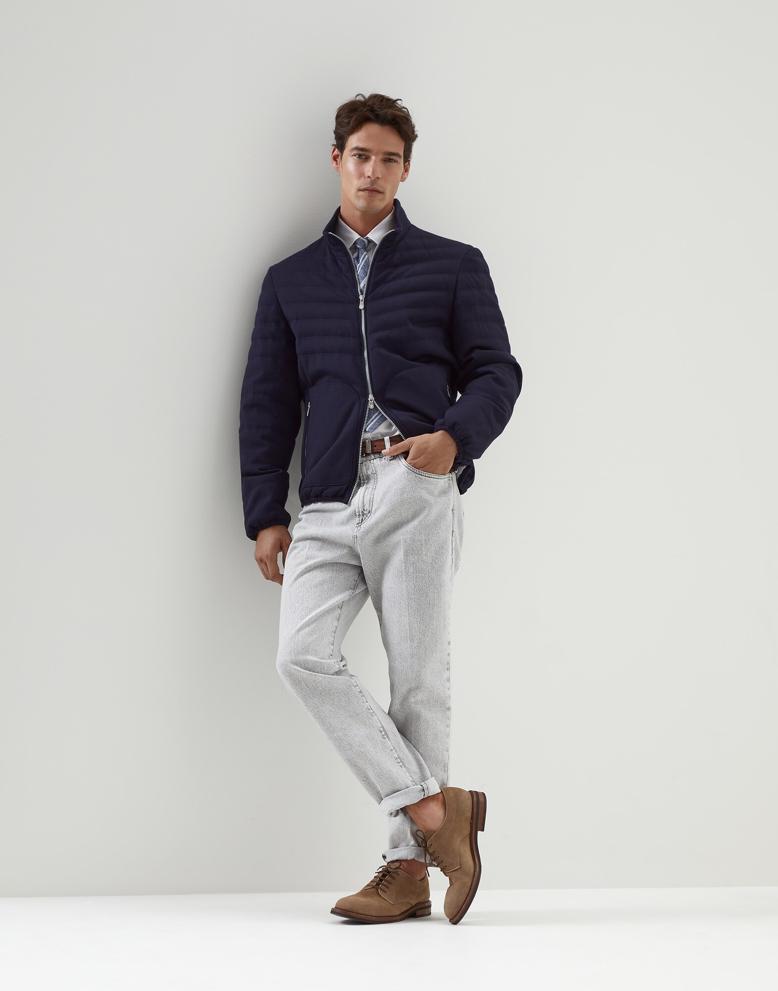Plumífero de Punto - Vista look completo