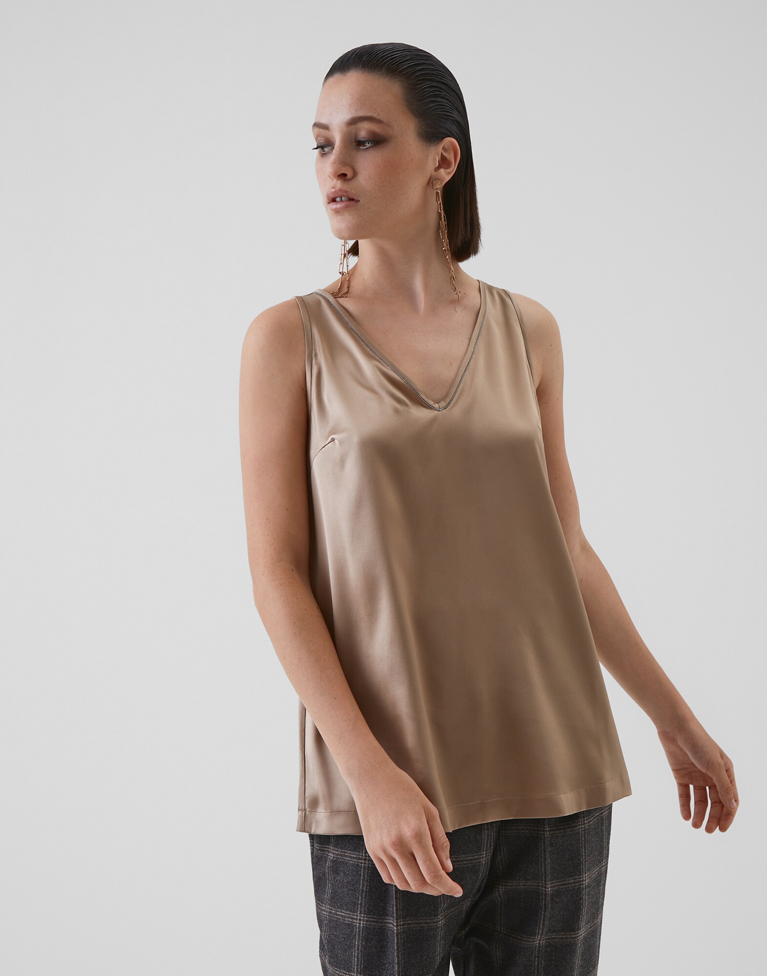 Satin top