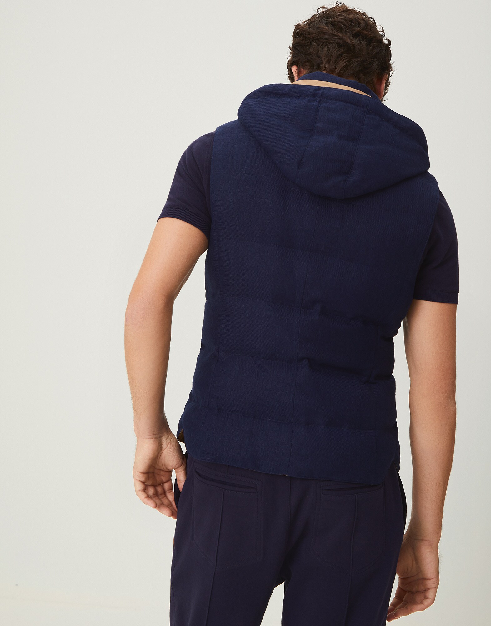 Down Sleeveless Jacket - Back