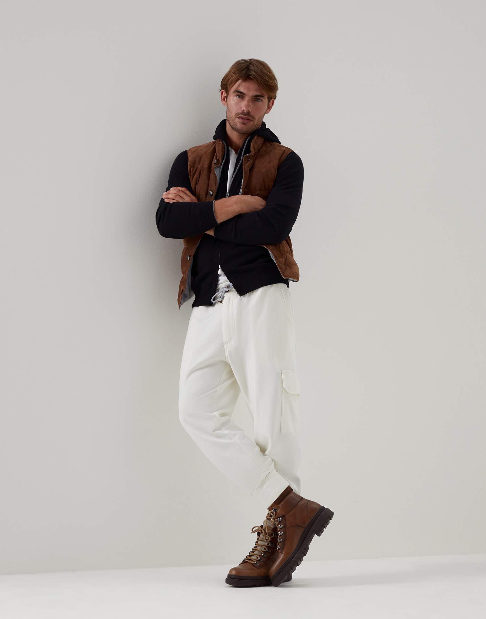 Cárdigan con Cremallera - Vista look completo