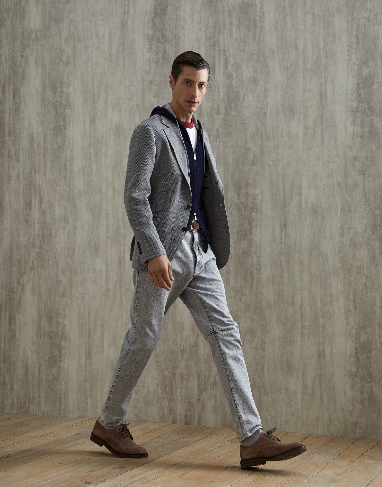 Zip-front Cardigan - Full look