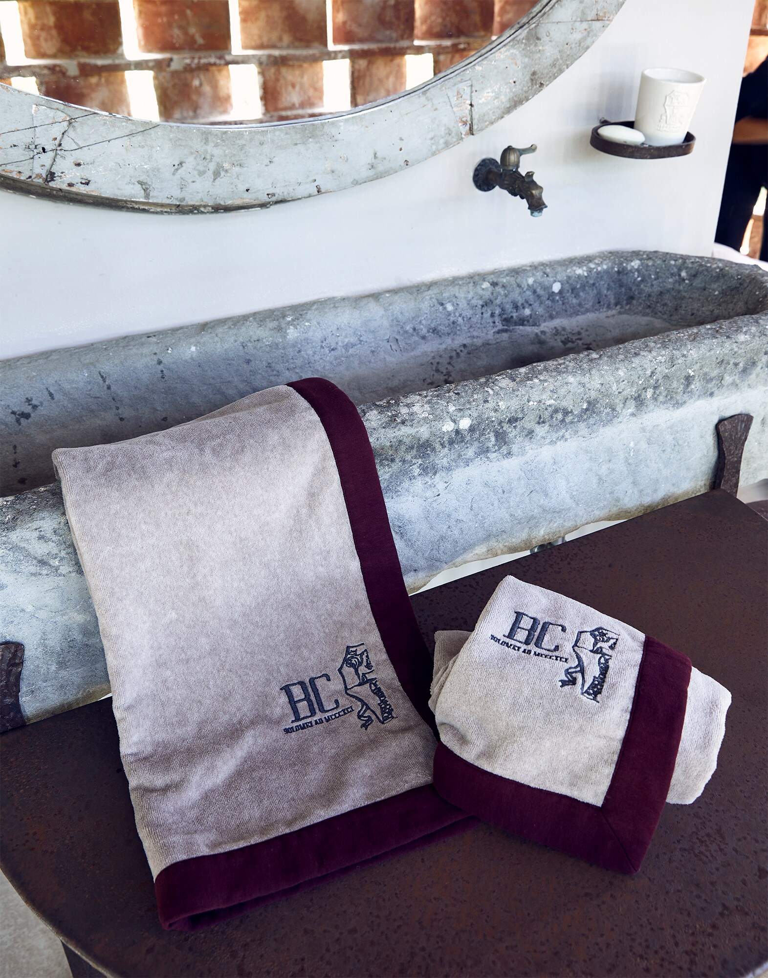 Bath Towels Desert Lifestyle 0 - Brunello Cucinelli