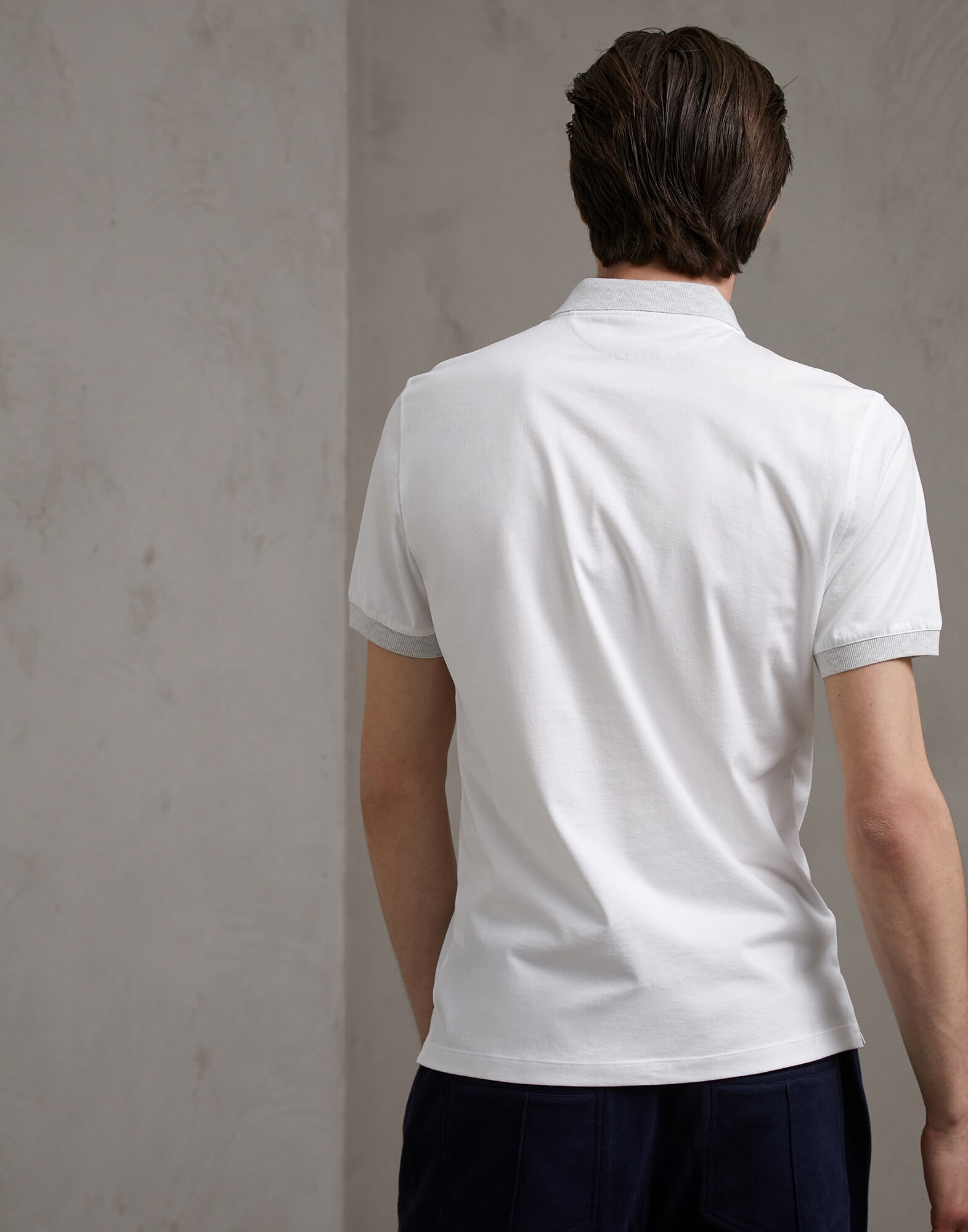 Polo White Man 2 - Brunello Cucinelli