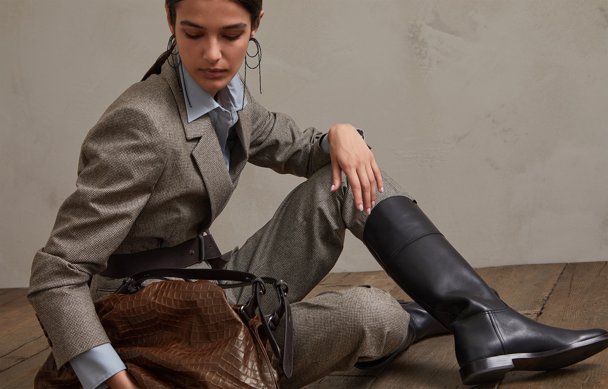 Shopper Bag Rust Brown Woman 5 - Brunello Cucinelli