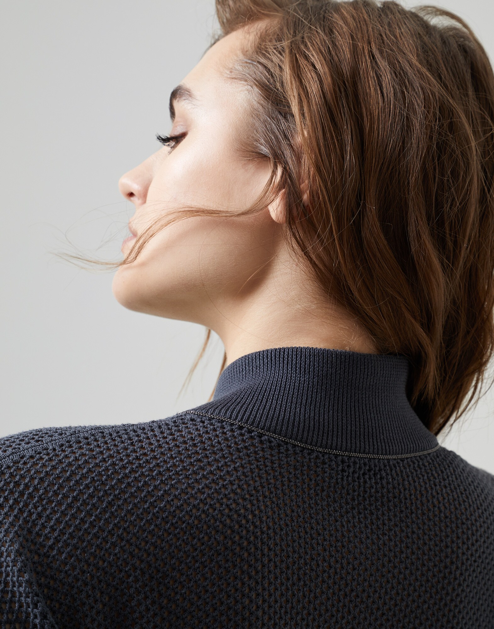 Outerwear-Strickjacke - Detailansicht