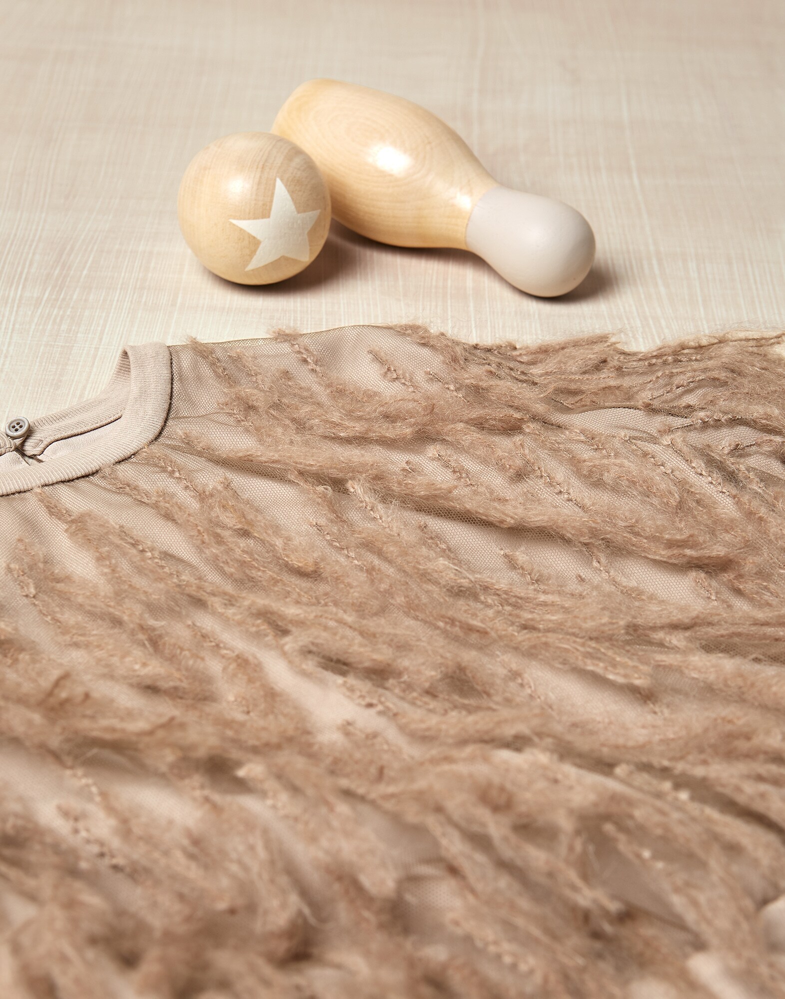 T-Shirt Light Brown Girl 2 - Brunello Cucinelli