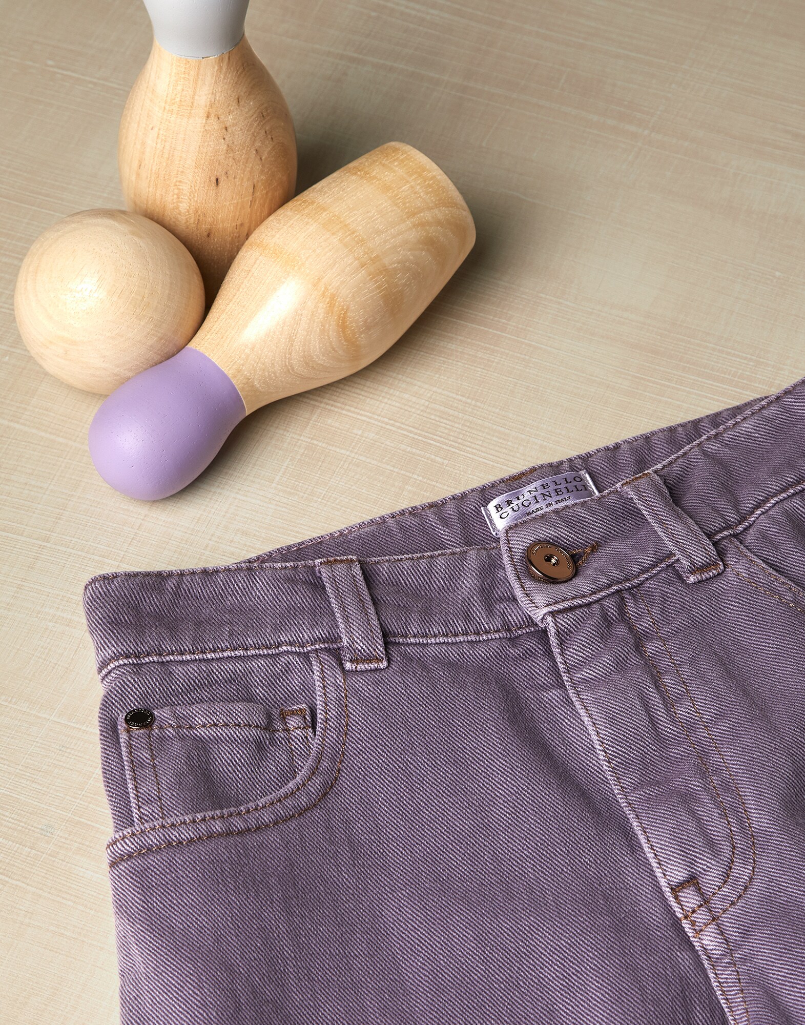 Pantalon en Denim - Detail
