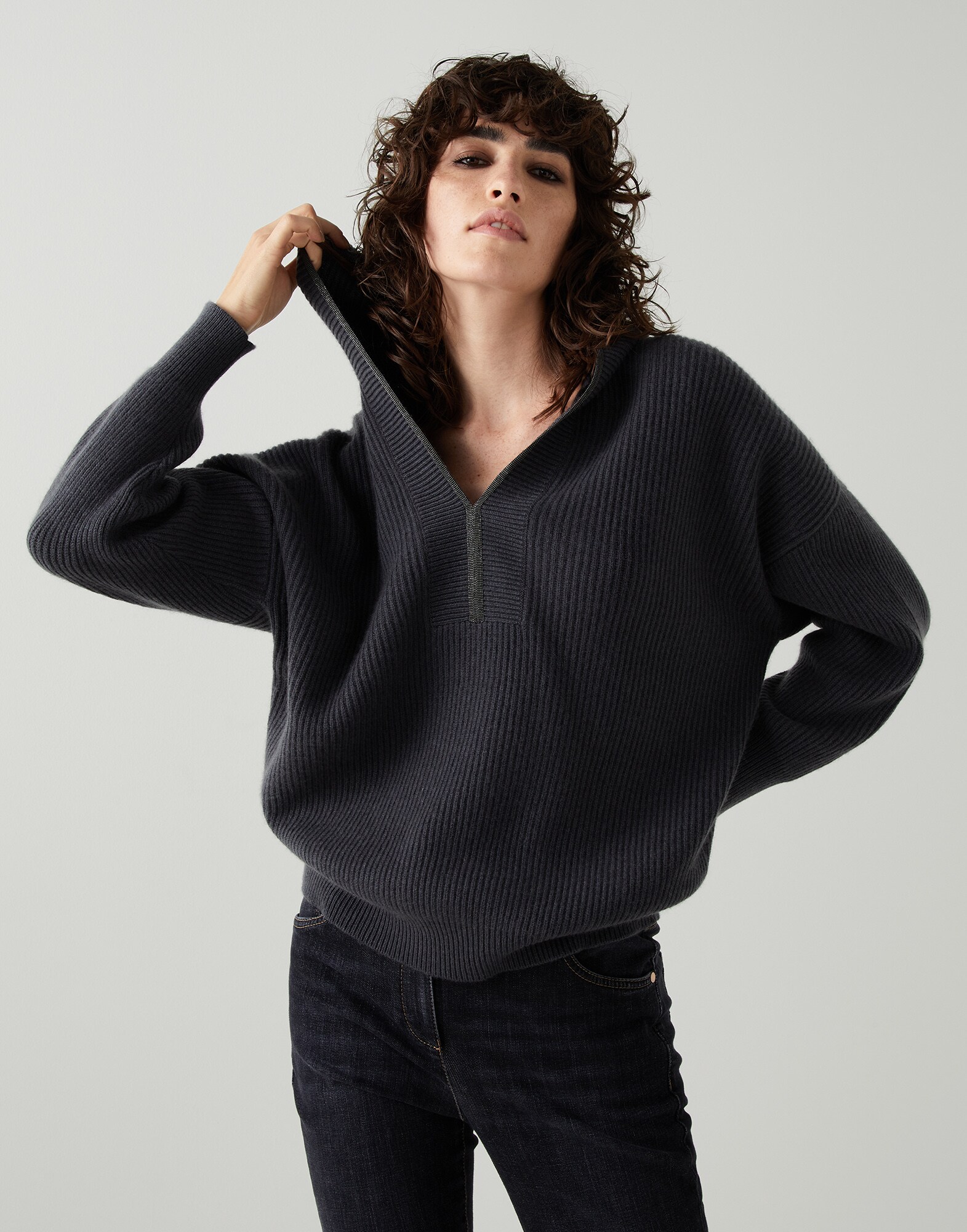 Hooded Sweater - Front view