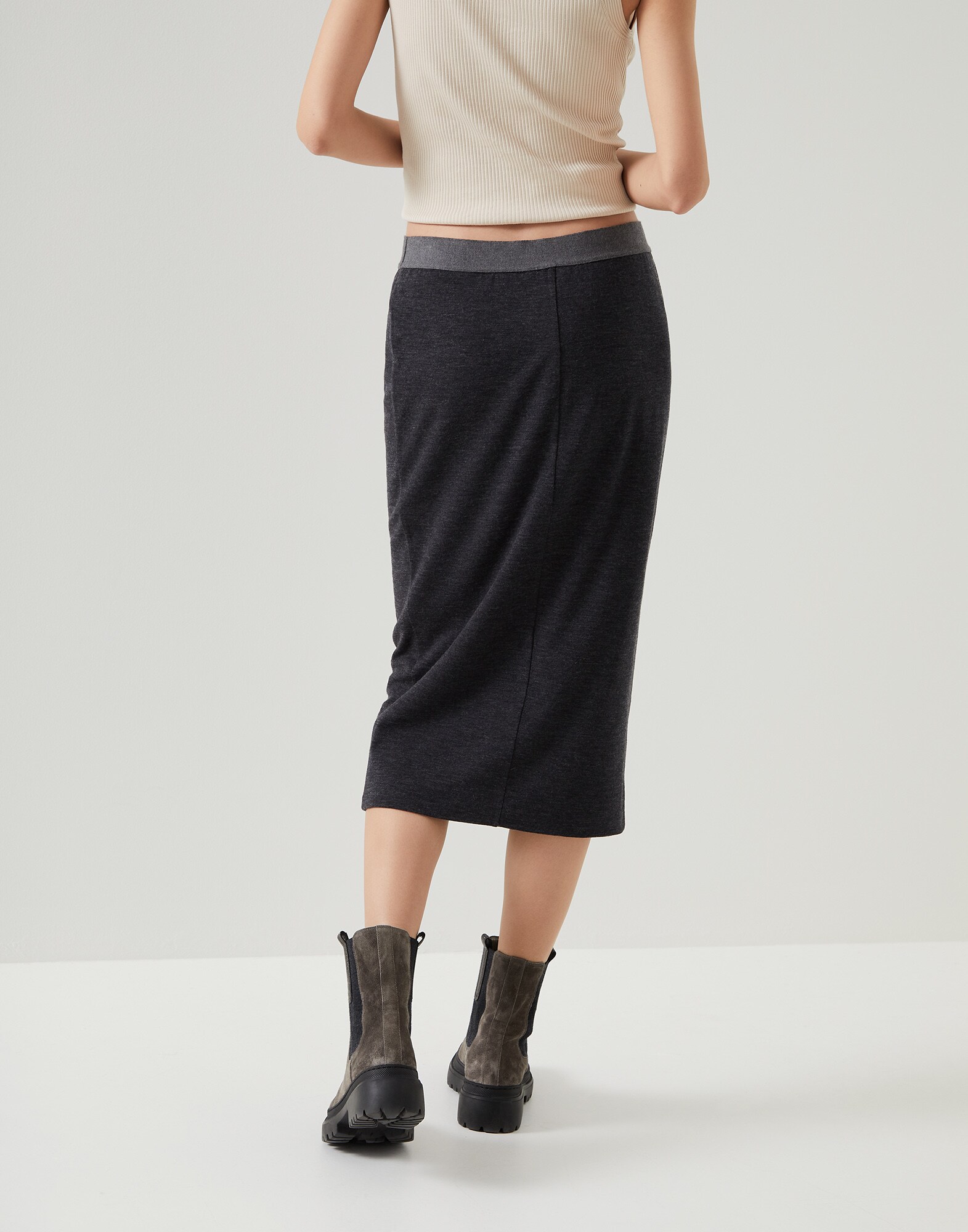 Midi Skirt - Back view