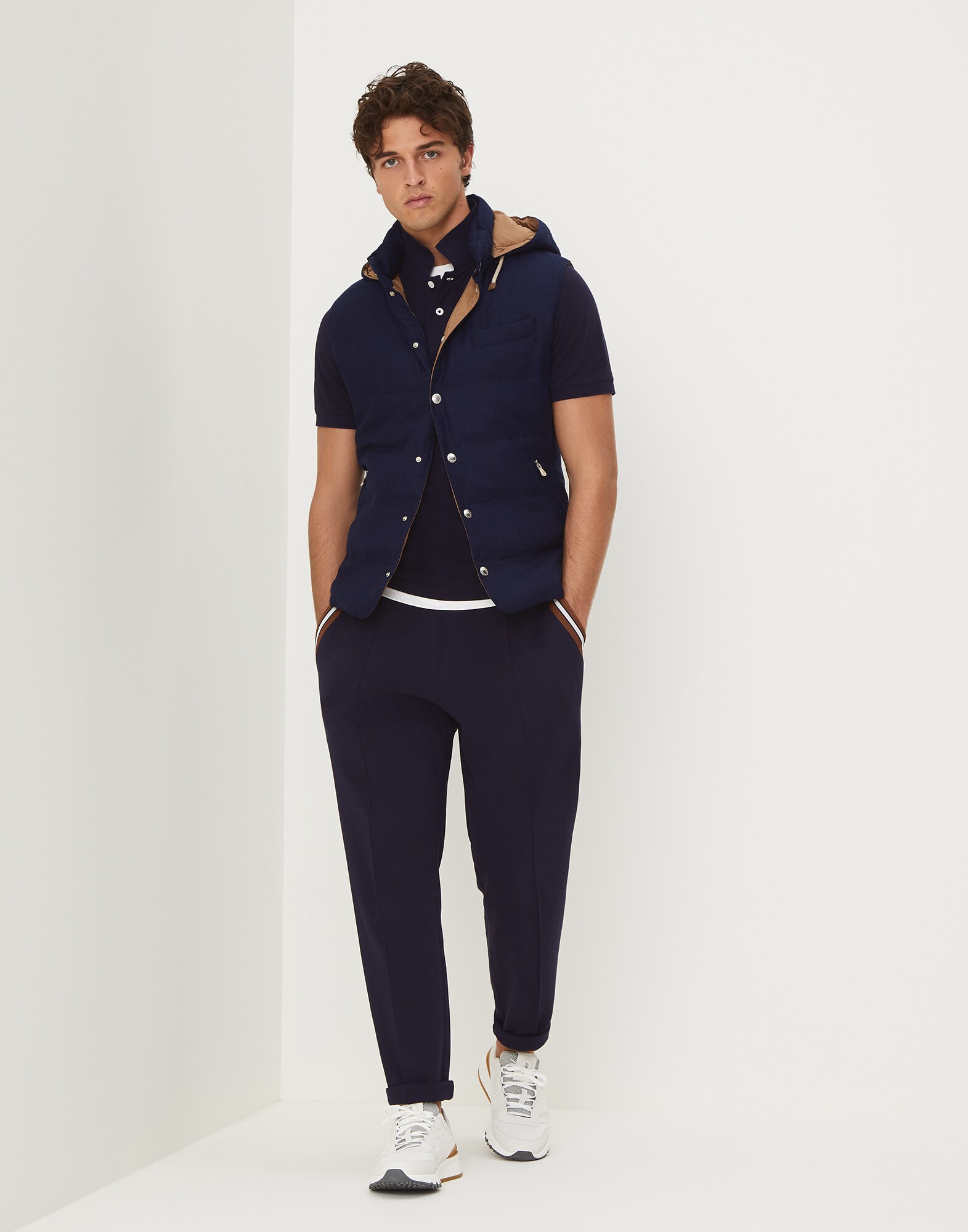 Down Sleeveless Jacket - Look