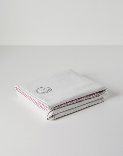 棉毛圈布盖毯 燕麦色 婴幼童胶囊系列 - Brunello Cucinelli 