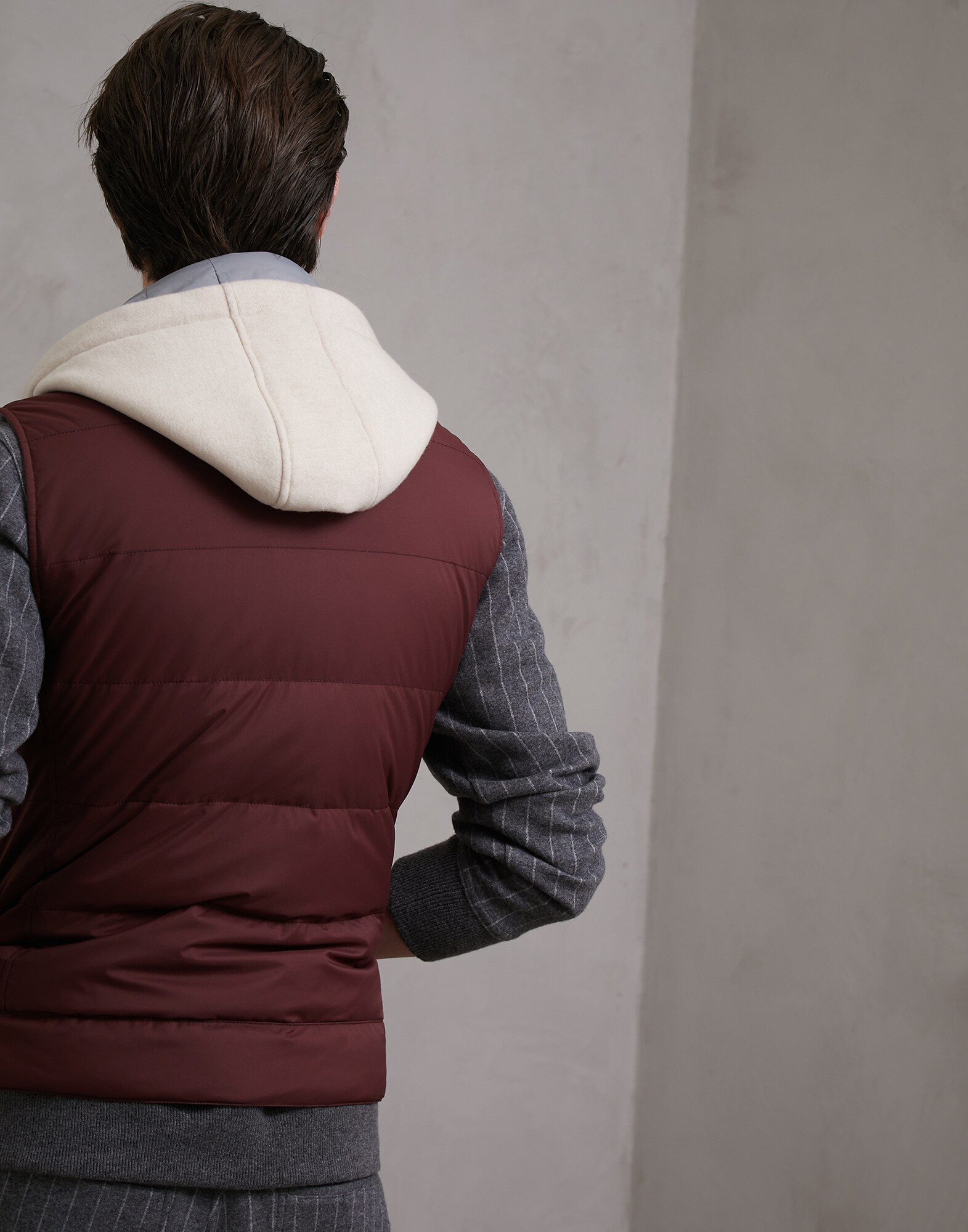 Outerwear Jacket Amaranth Red Man 2 - Brunello Cucinelli