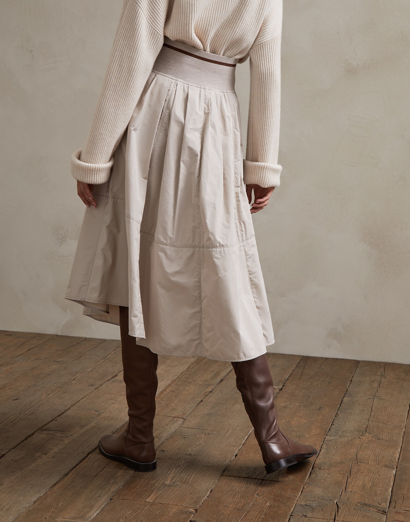 Midi Skirt Rope Woman 1 - Brunello Cucinelli